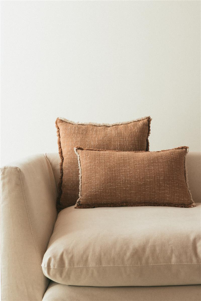 Lorena Canals Kissen HANDLOOM SQUARE ocker | 45x45cm