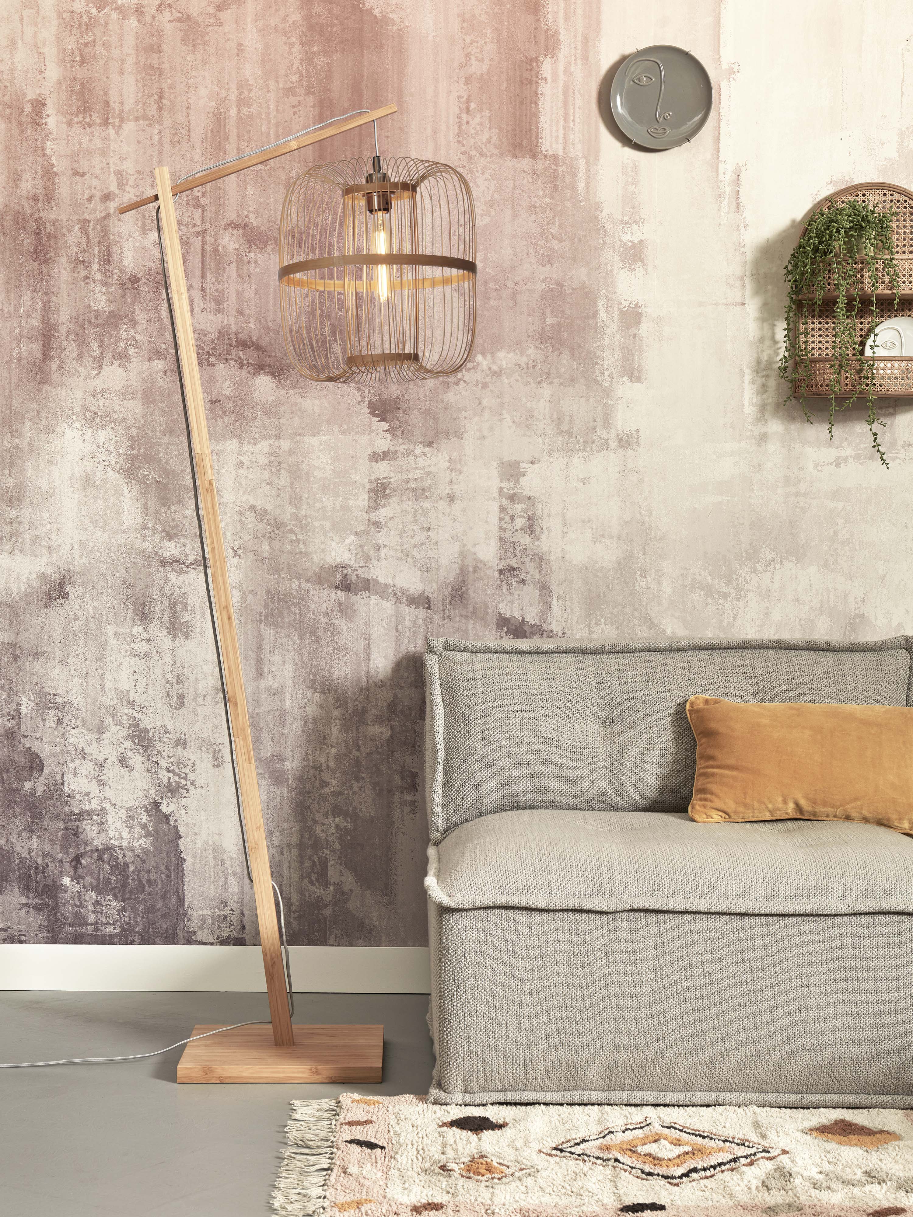 Good&Mojo Stehlampe HOKKAIDO braun | 63x36x176cm