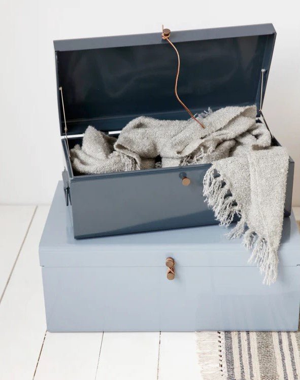 House Doctor Aufbewahrung METAL blau - Sir Henrys