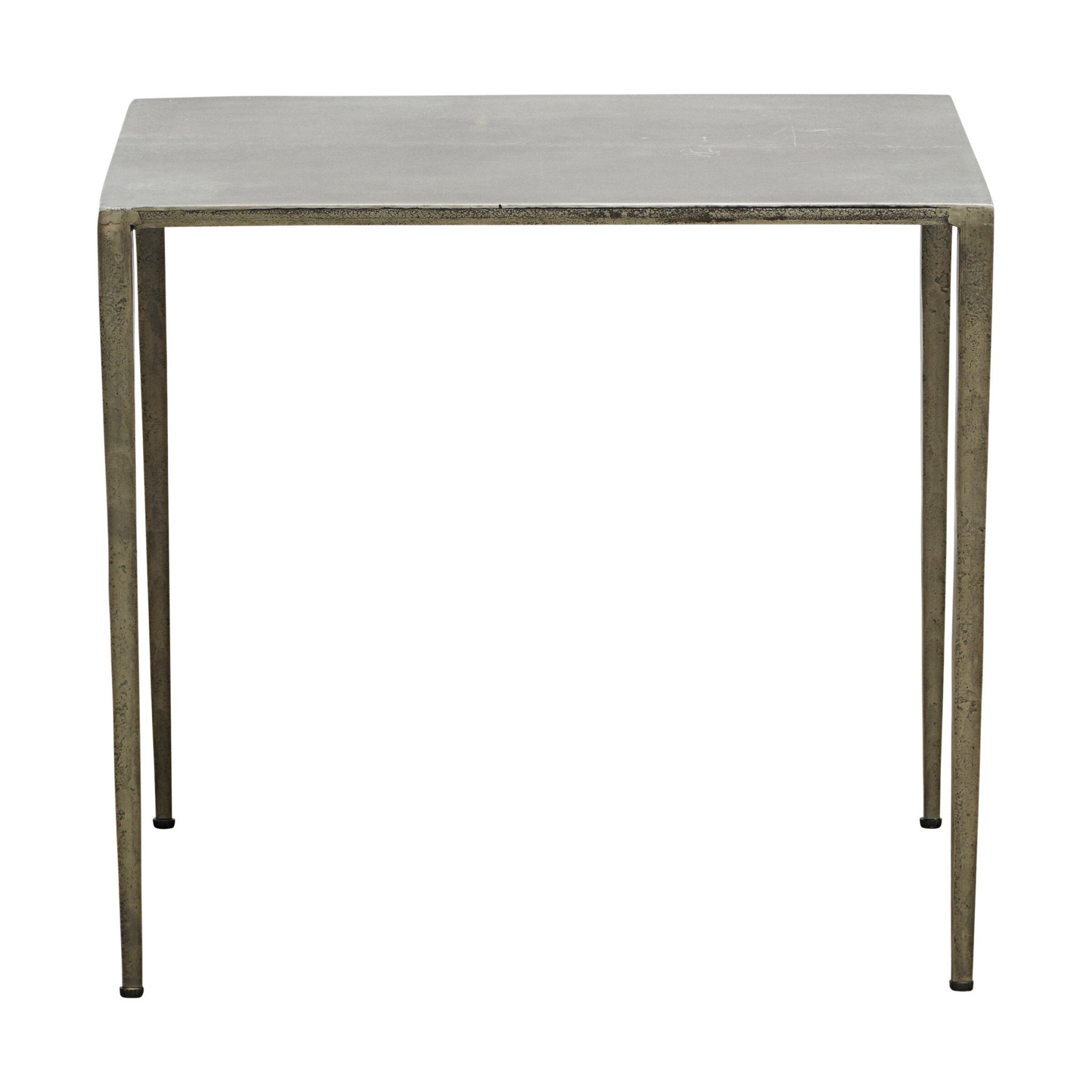 House Doctor Beistelltisch RANCHI antik-grau | 50x50x45cm - Sir Henrys