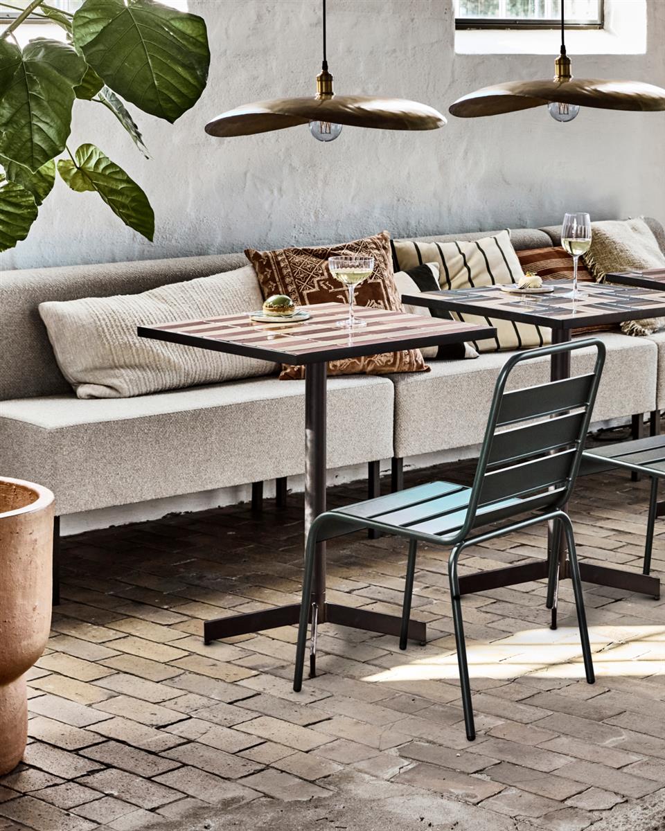House Doctor Beistelltisch STRIPE staubrose, beige - Sir Henrys