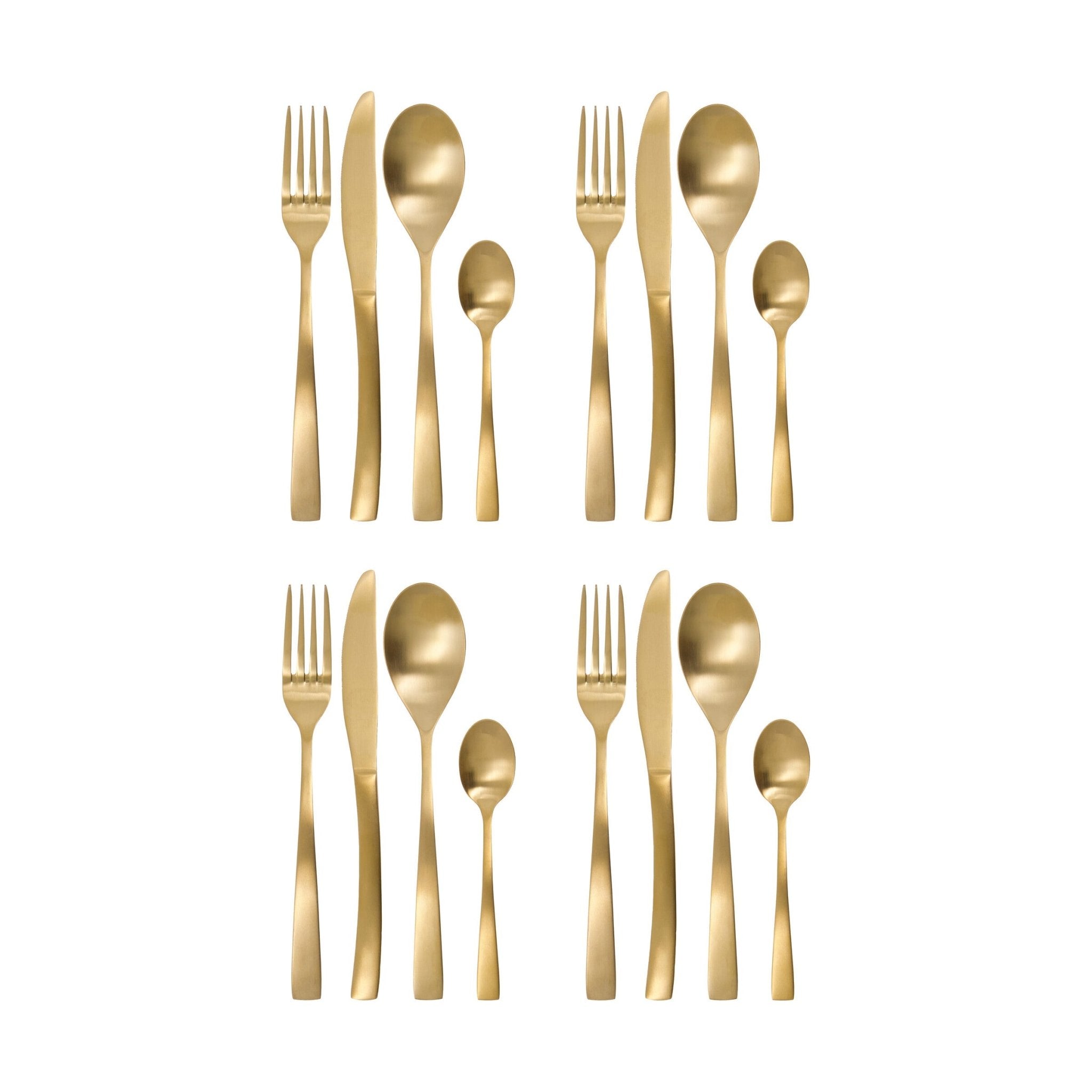 House Doctor Besteckset GOLDEN goldfarben | 22x4,2cm - Sir Henrys