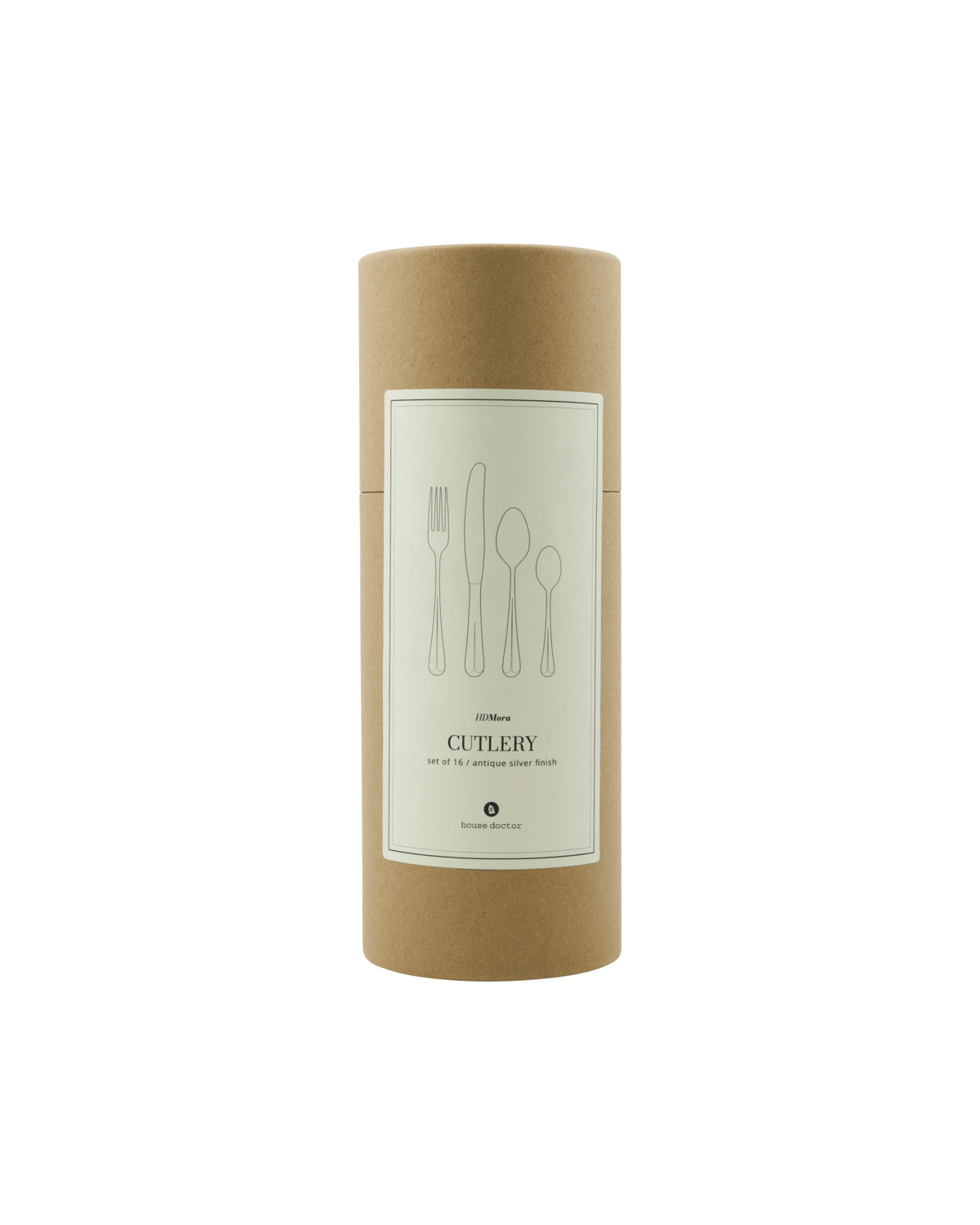House Doctor Besteckset MORA silberfinish | 23,6x3,7cm - Sir Henrys