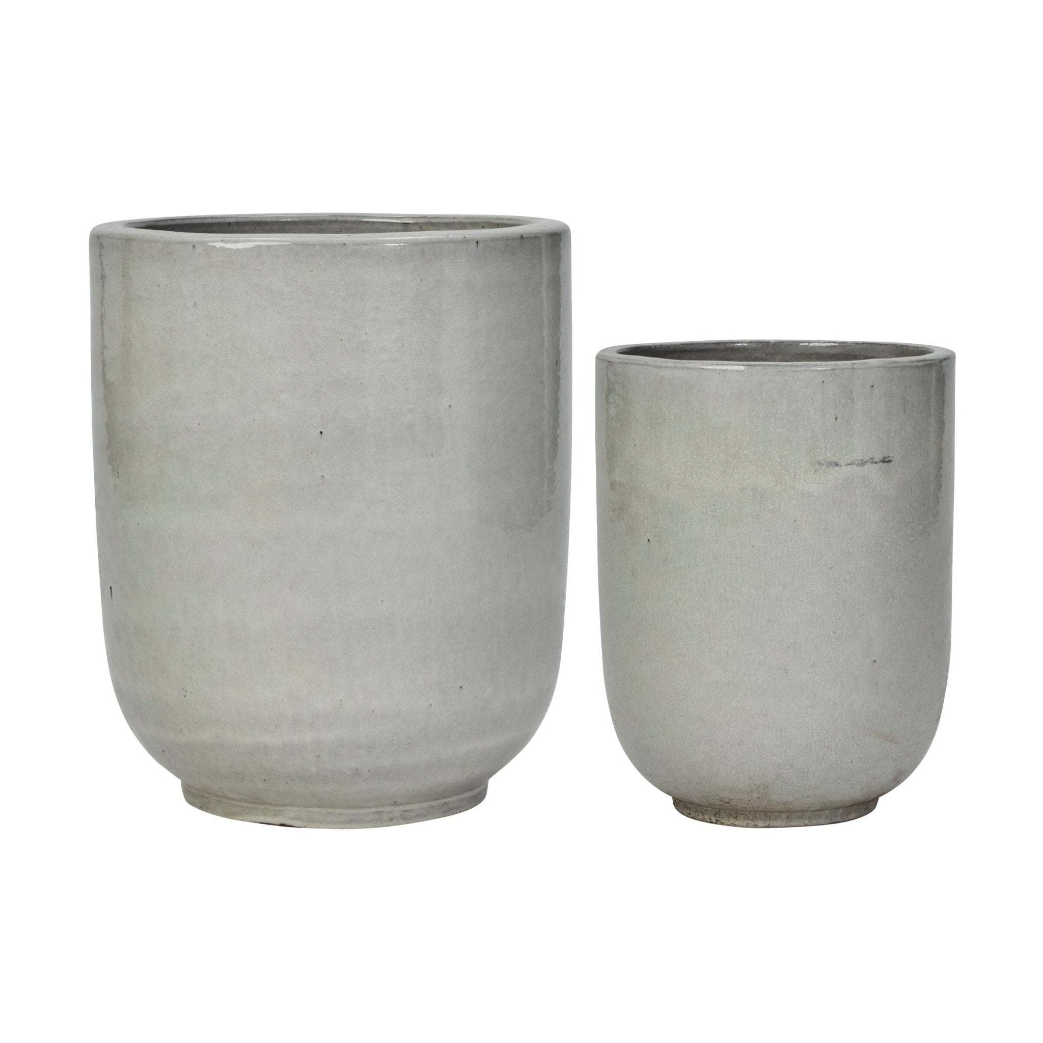 House Doctor Blumentopf 2er Set PHO grau - Sir Henrys