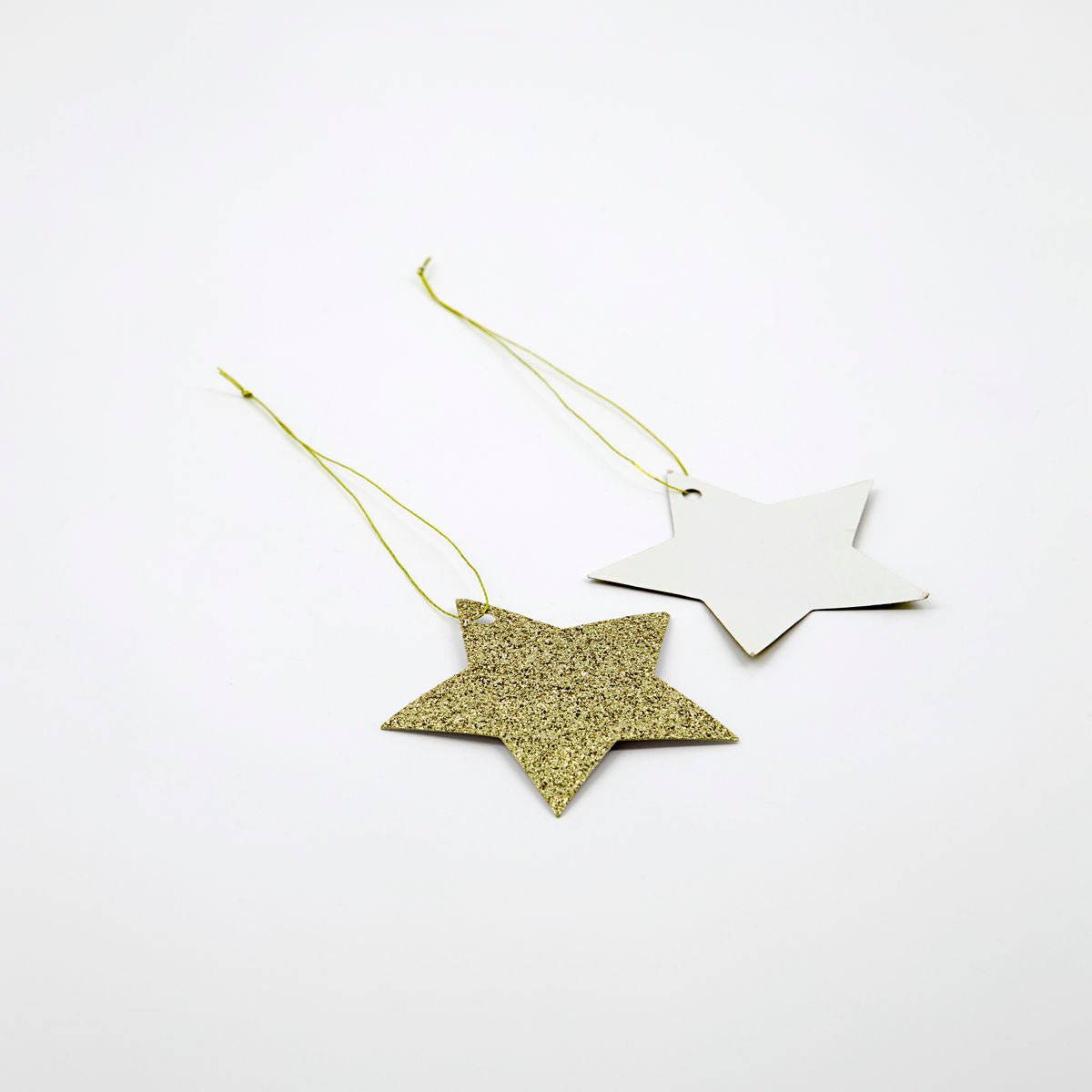 House Doctor Geschenkanhänger STAR gold glitter | Ø7cm - Sir Henrys