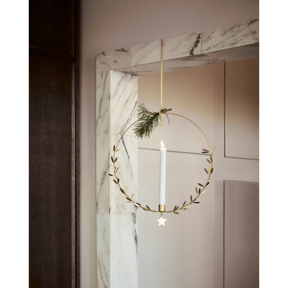 House Doctor Kerzenhalter MISTEL messing | Ø 35cm - Sir Henrys
