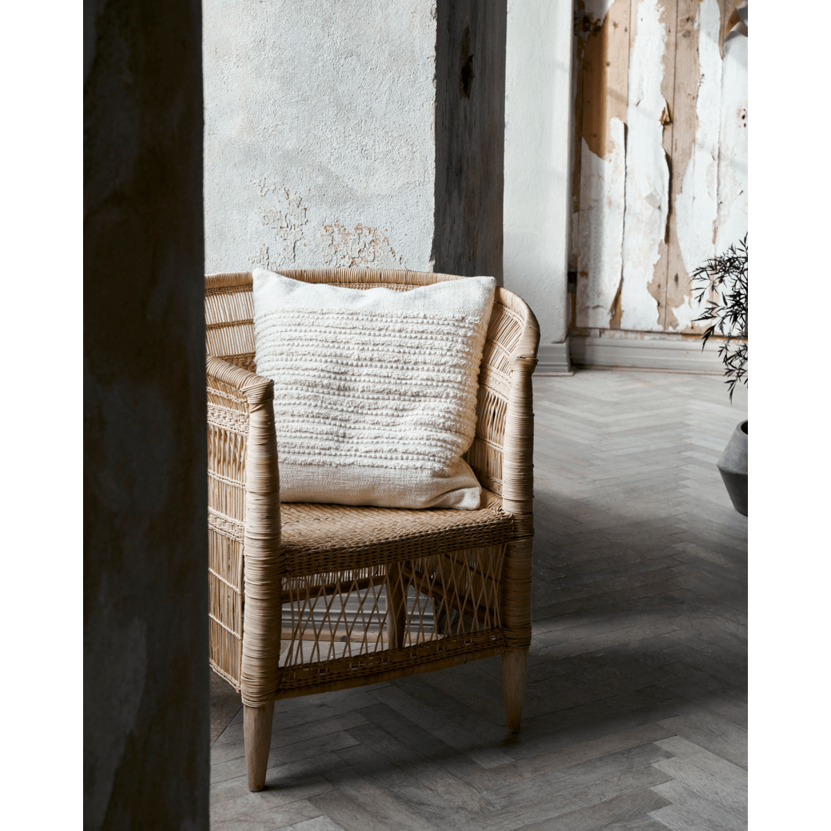 House Doctor Kissen CHIL offwhite creme | 50x50cm - Sir Henrys