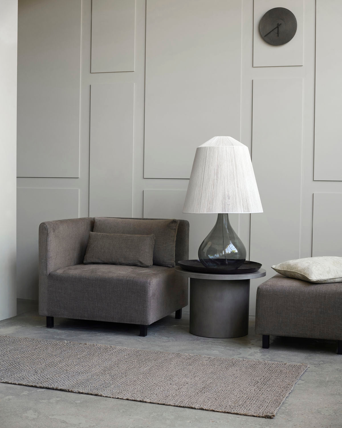 House Doctor Sofa Mittelteil HAZEL NIGHT grau/braun - Sir Henrys