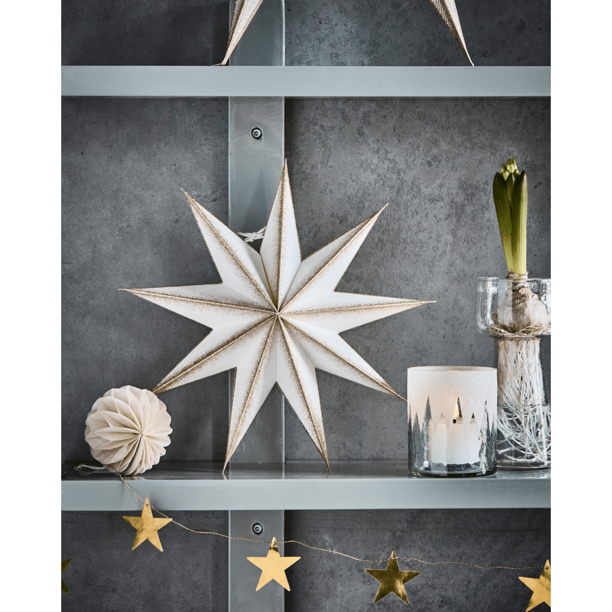House Doctor Stern 9 POINT off - white champagner | Ø 30cm - Sir Henrys