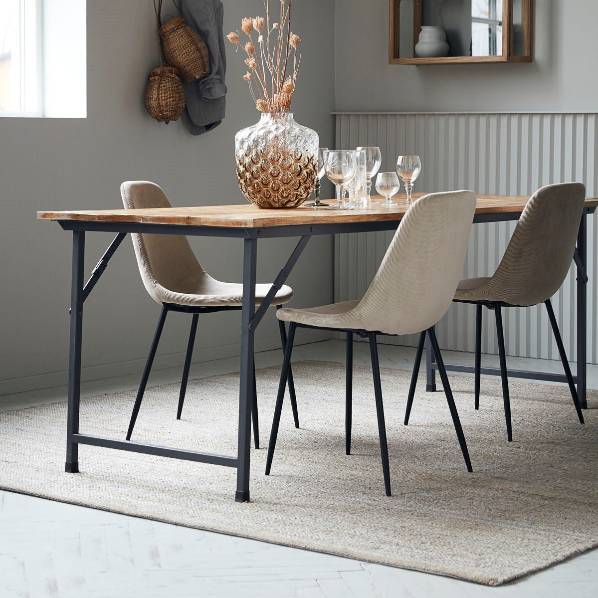 House Doctor Teppich HEMPI hellgrau Jute/ 250x250cm - Sir Henrys