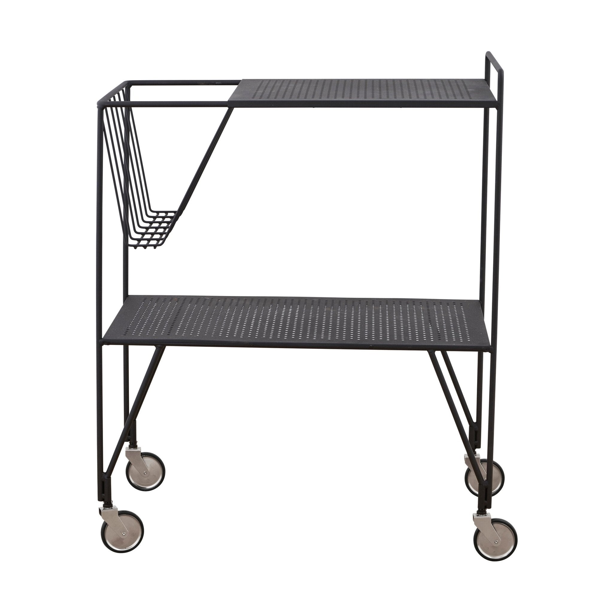 House Doctor Trolley USE schwarz | 65x40x81cm - Sir Henrys
