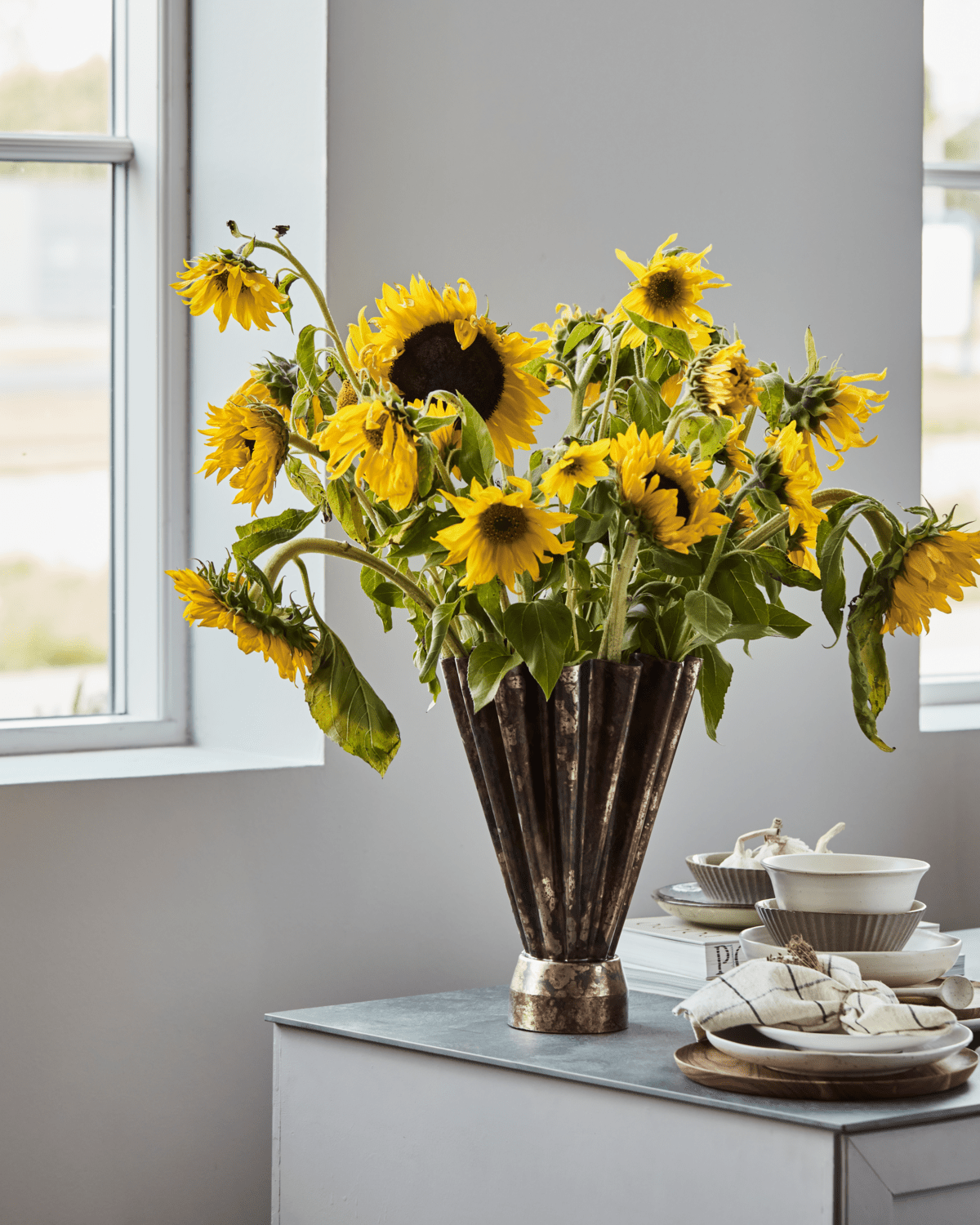 House Doctor Vase FLOOD antikbraun - Sir Henrys