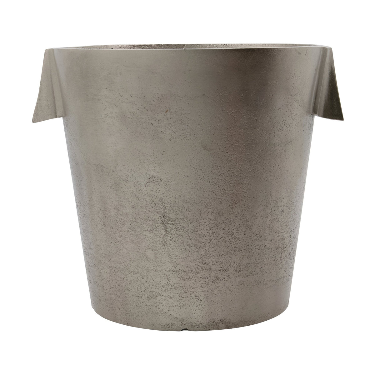 House Doctor Weinkühler BUCK gebürstetes Silber | 22x22x21cm - Sir Henrys