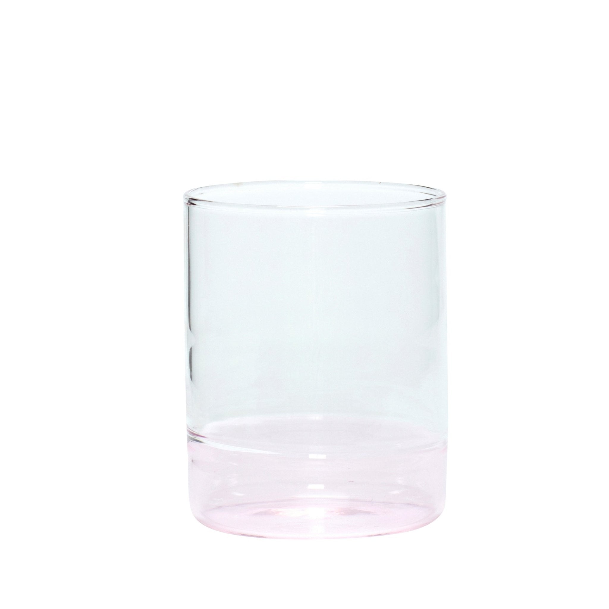 Hübsch Trinkglas KIOSK rosa | Ø8x10cm - Sir Henrys