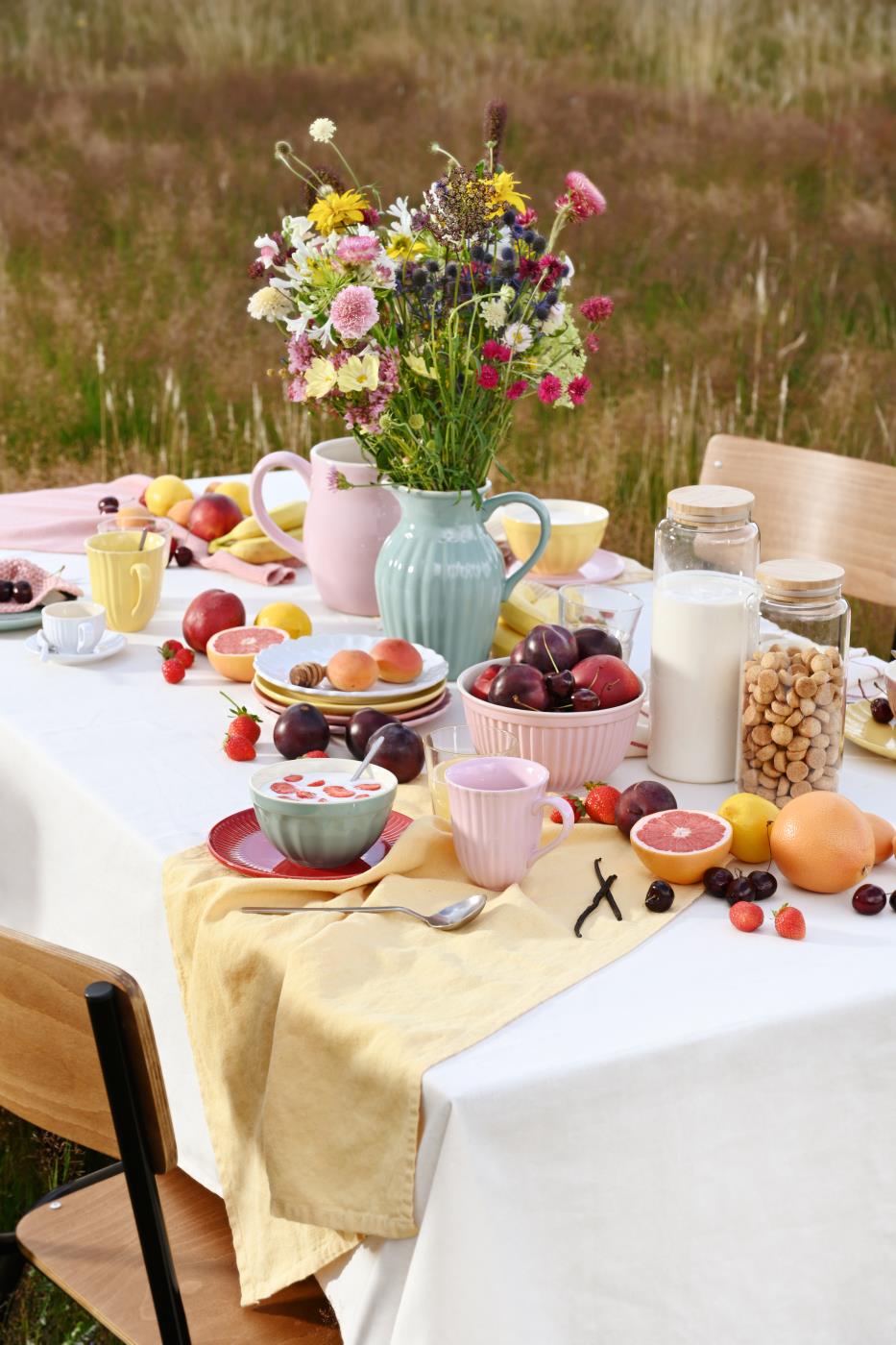 IB Laursen Tischdecke LEINEN butter cream | 250x150cm - Sir Henrys