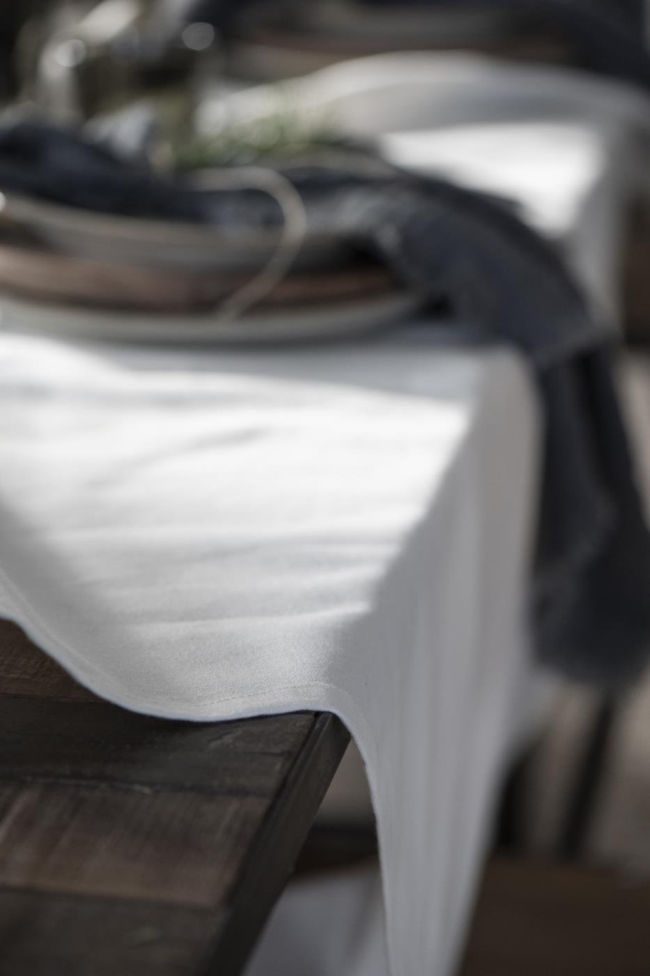 IB Laursen Tischdecke LEINEN butter cream | 250x150cm - Sir Henrys