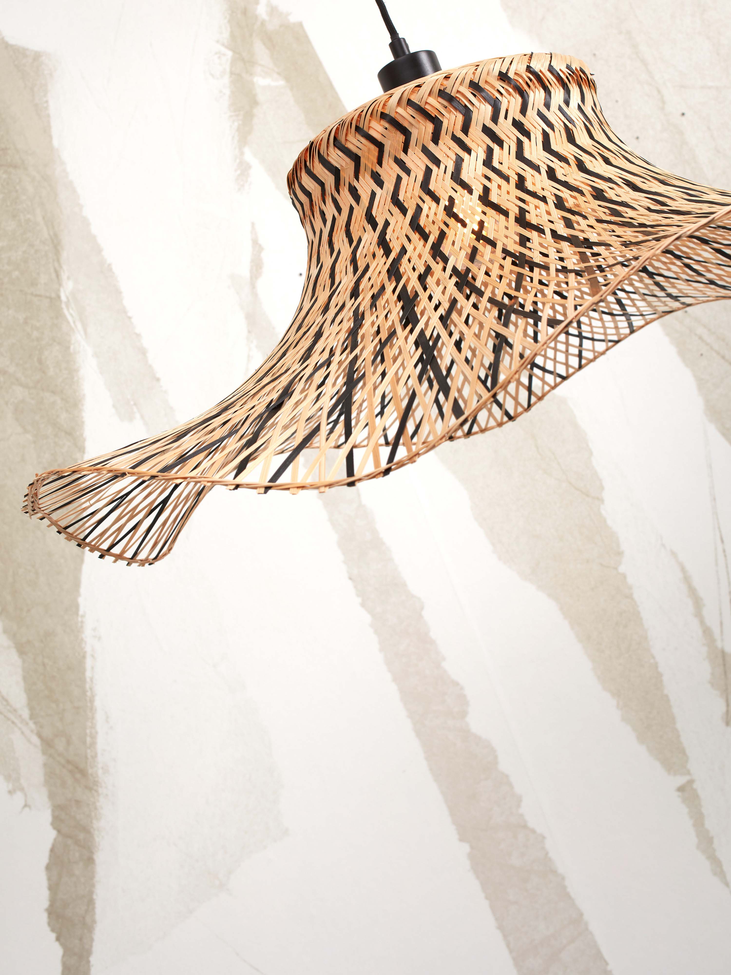 Good&Mojo Stehlampe IBIZA braun | 77x50x150cm