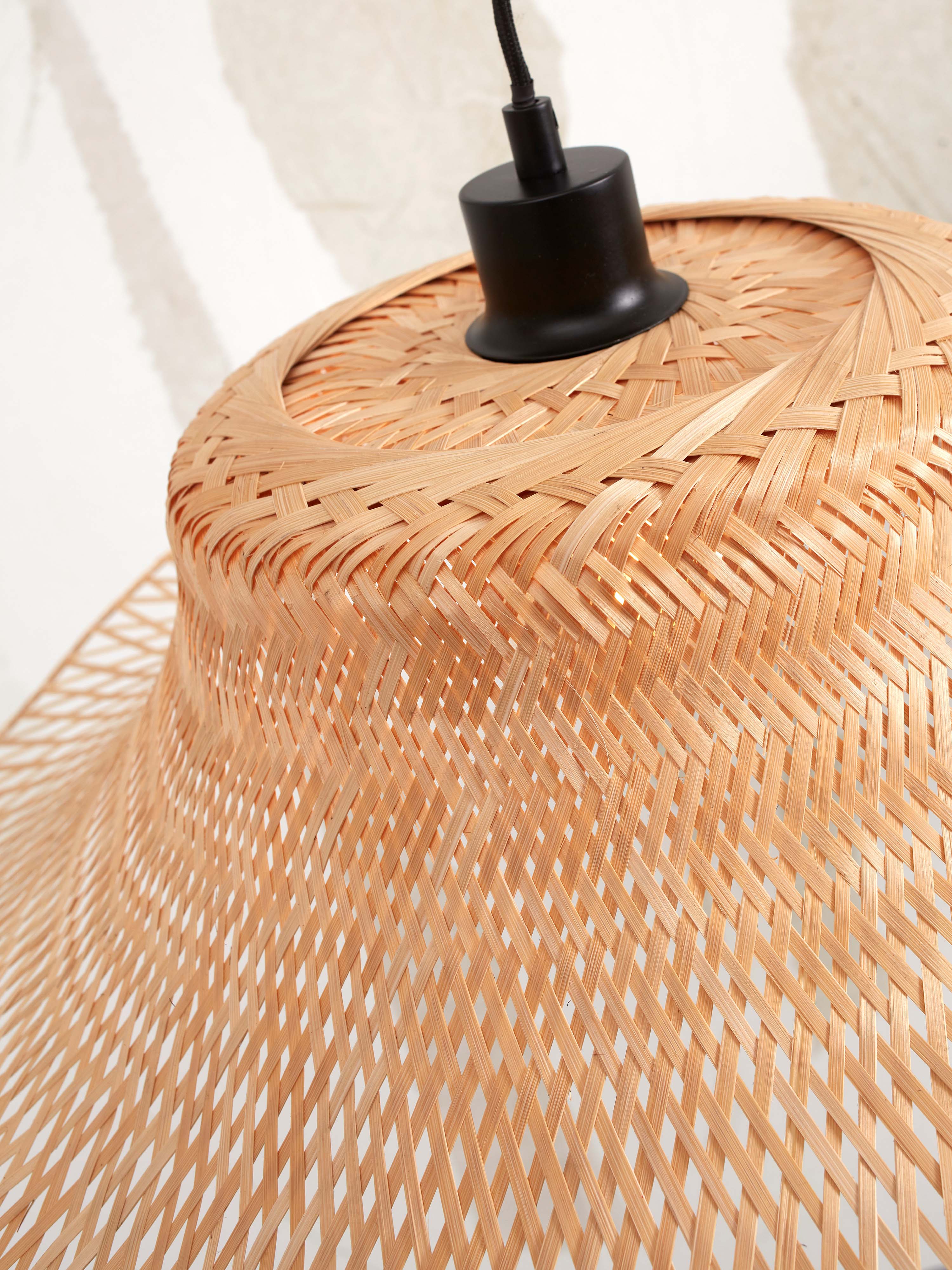 Good&Mojo Stehlampe IBIZA braun | 77x50x150cm