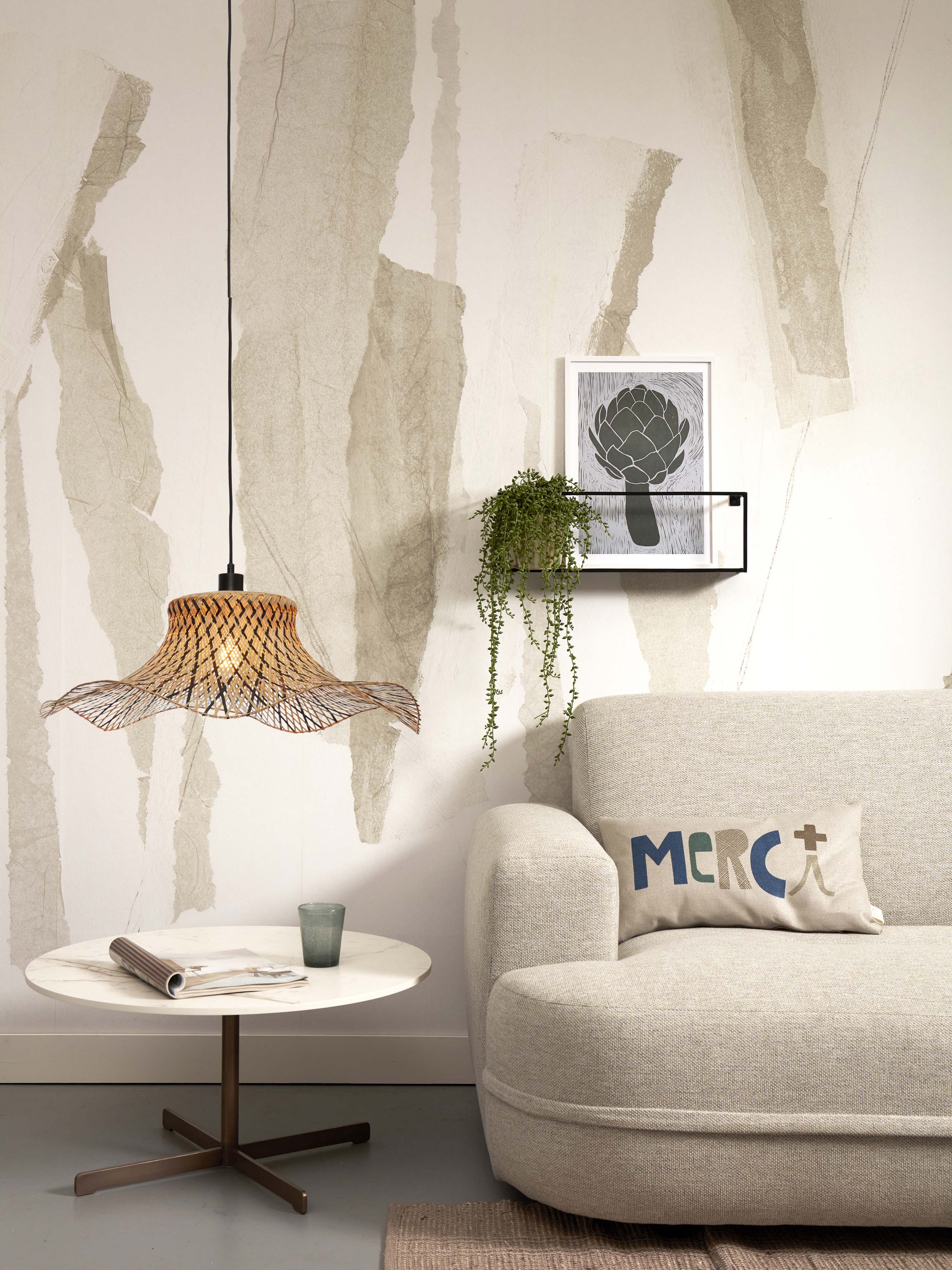 Good&Mojo Hängelampe IBIZA braun | 65x65x20cm