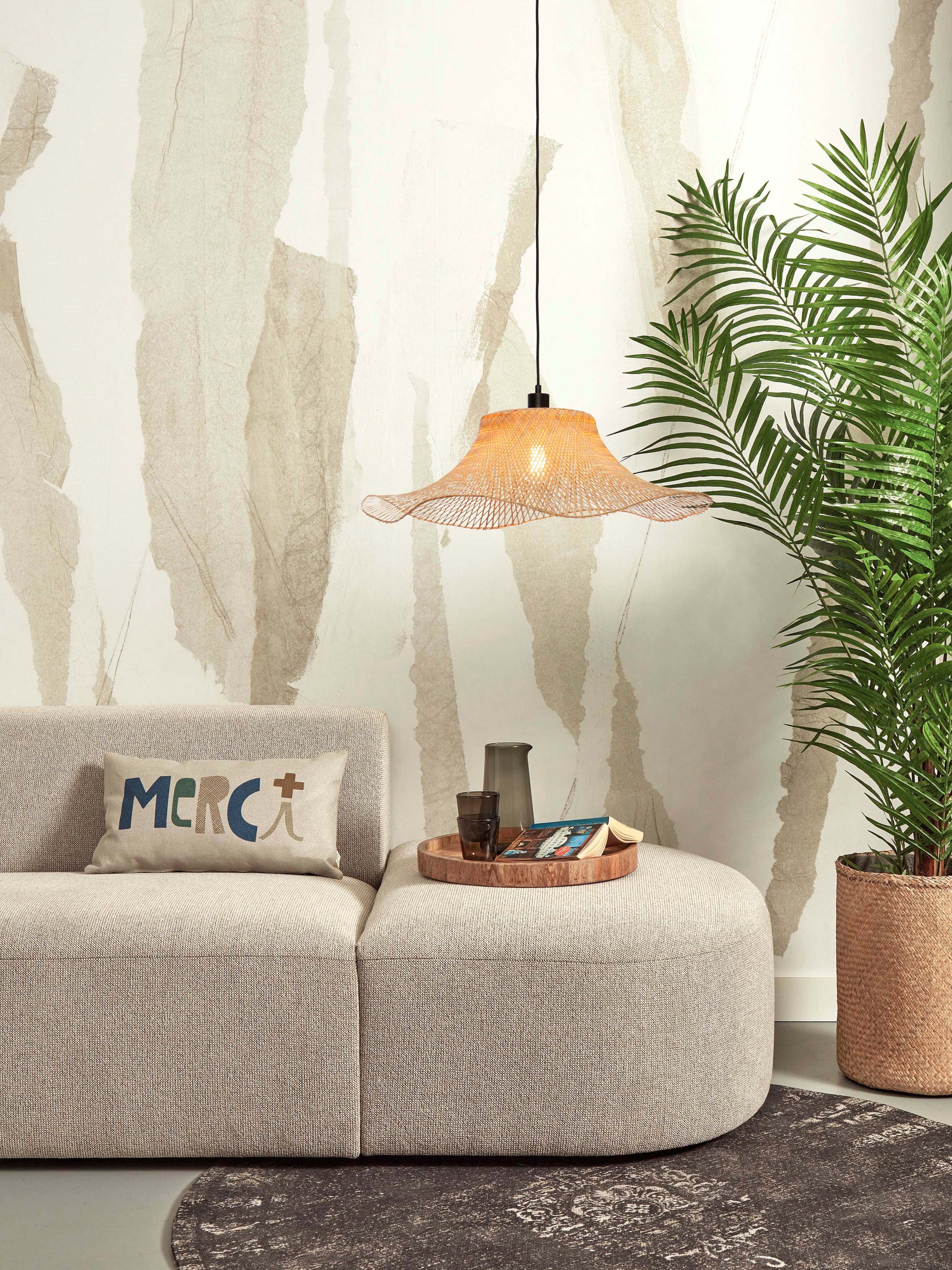 Good&Mojo Hängelampe IBIZA braun | 65x65x20cm