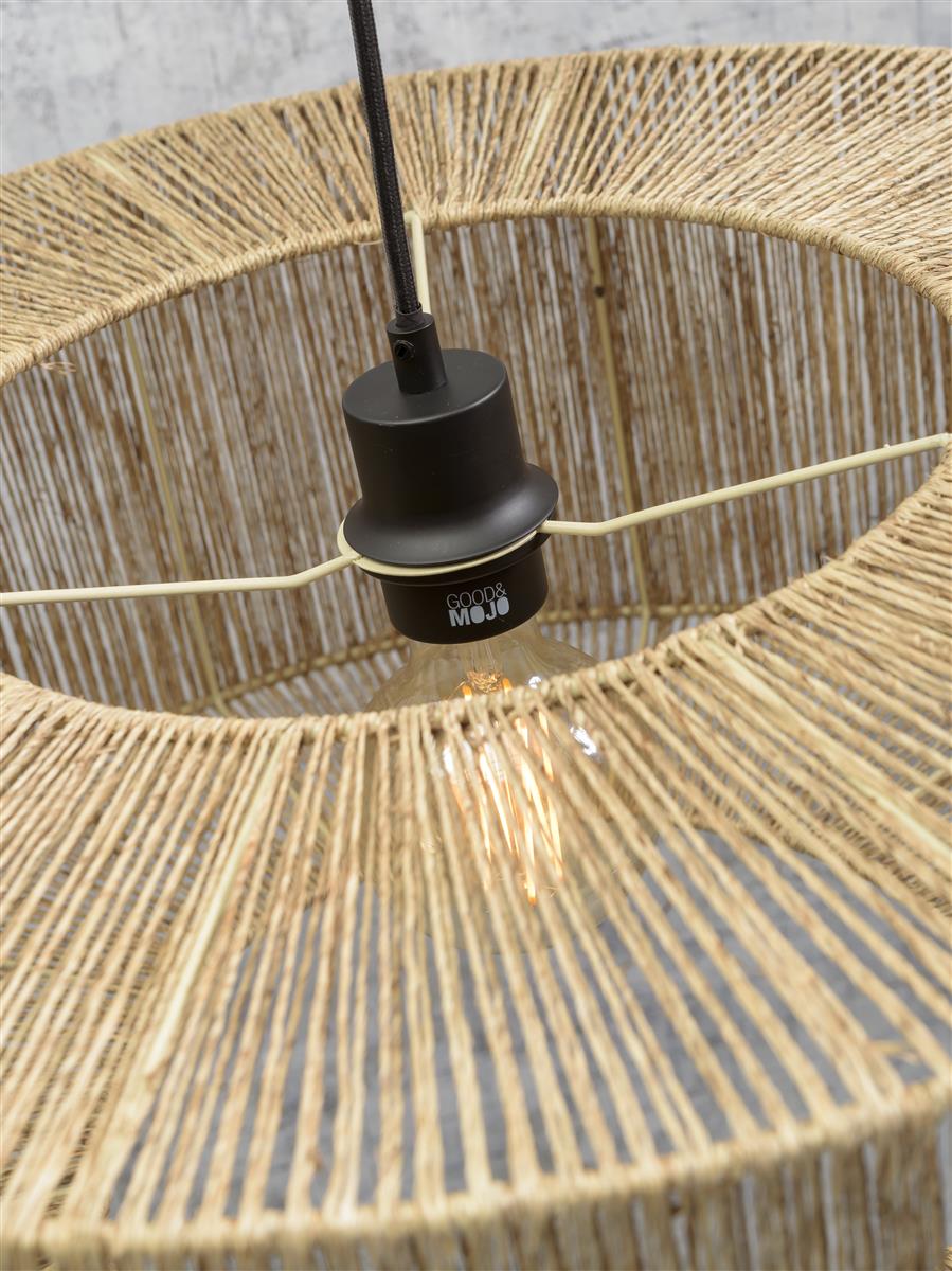 Good&Mojo Stehlampe IGUAZU braun | 165x50x207cm
