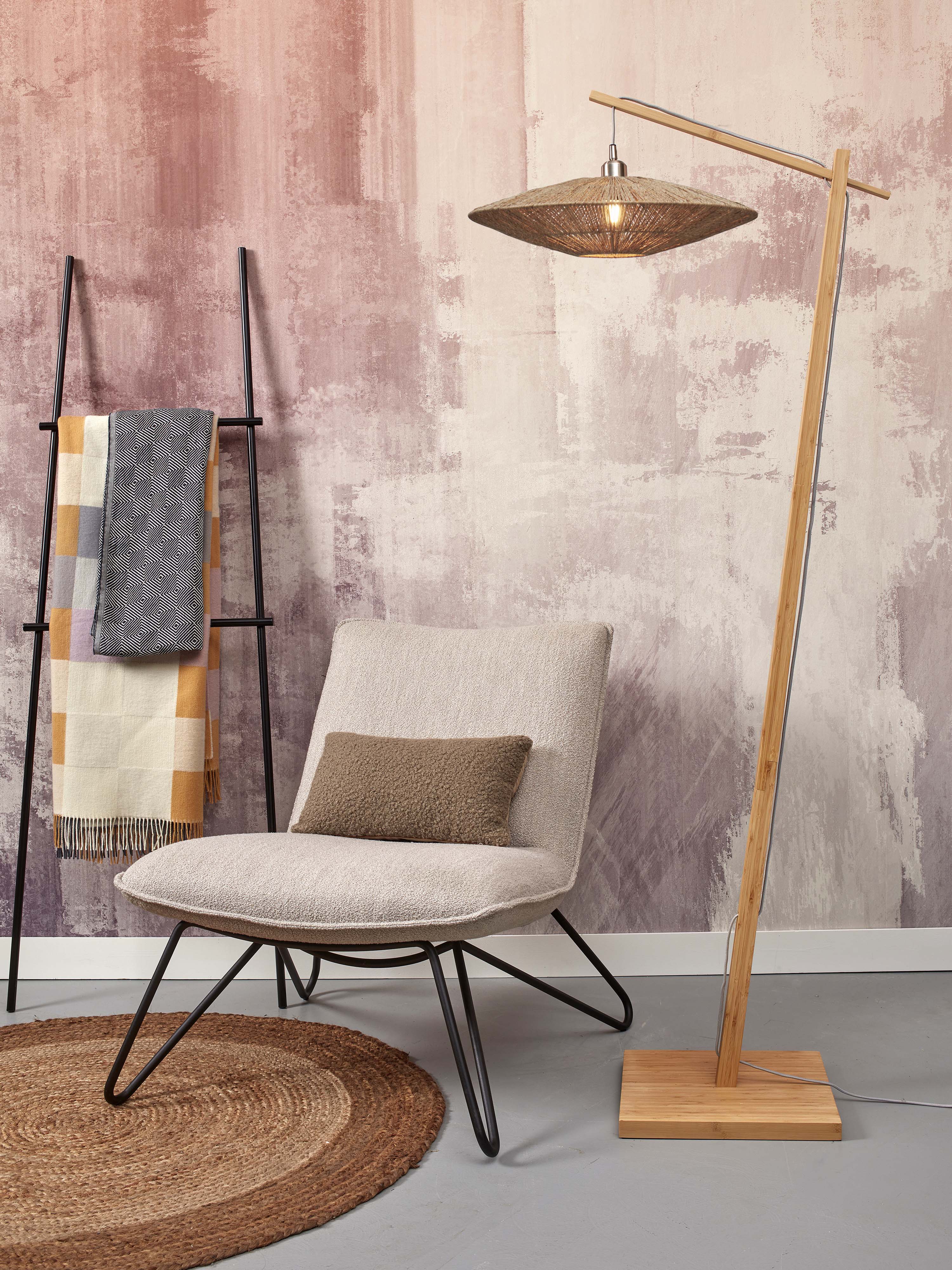 Good&Mojo Stehlampe IGUAZU braun | 78x55x176cm