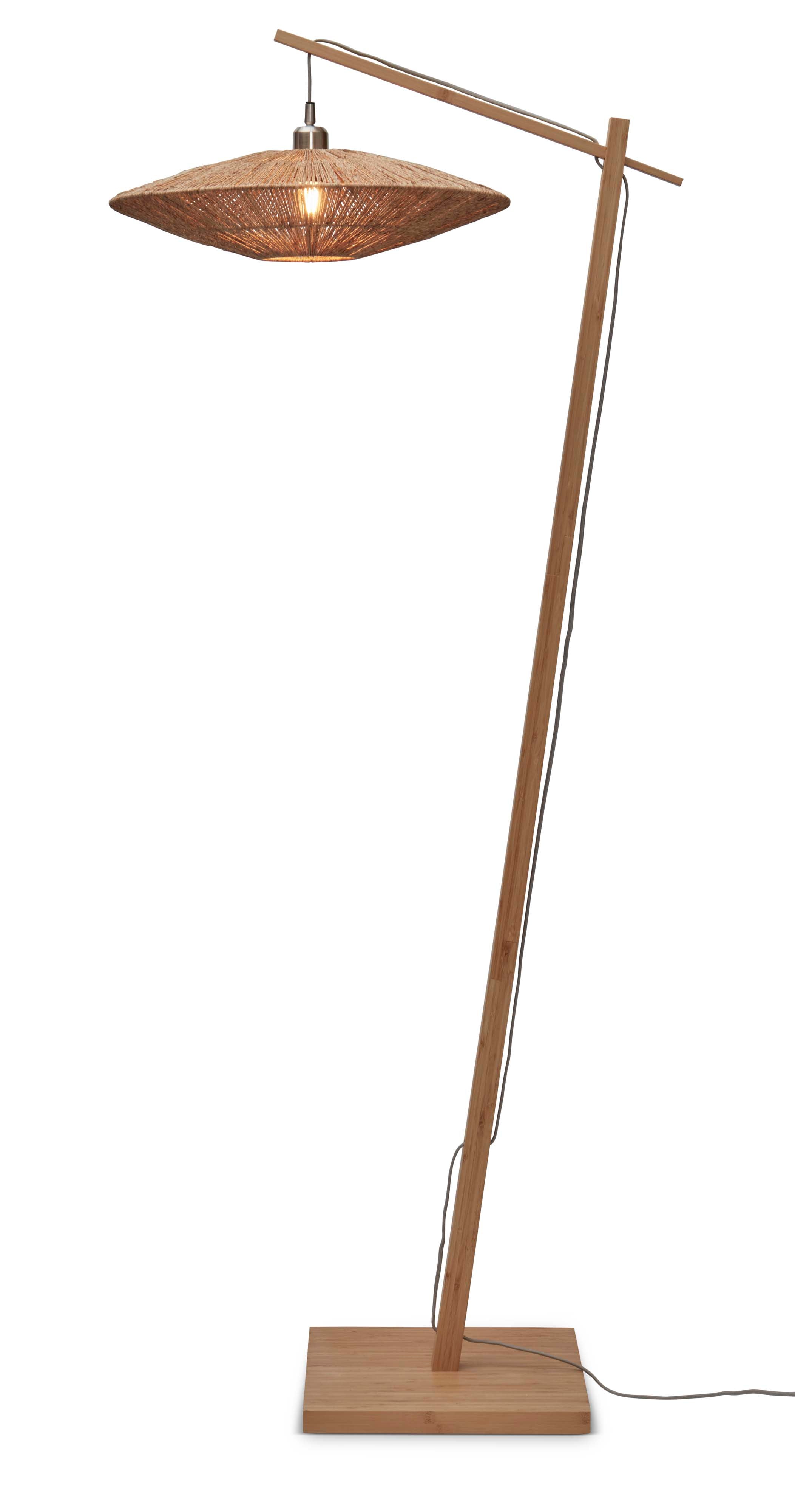 Good&Mojo Stehlampe IGUAZU braun | 78x55x176cm