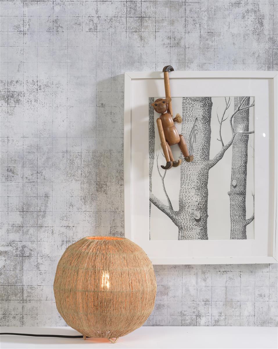 Good&Mojo Tischlampe IGUAZU braun | 25x25x25cm