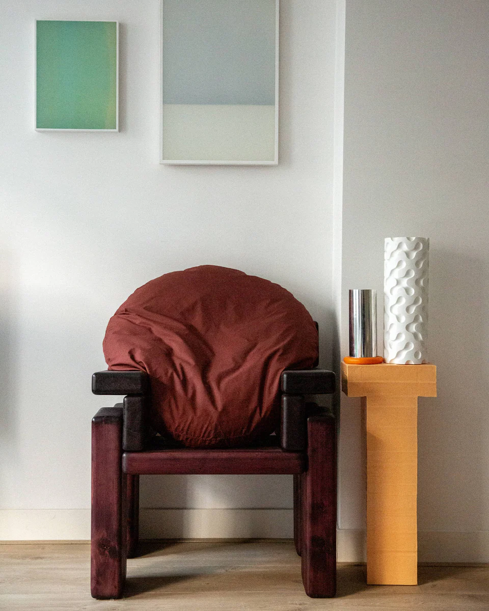 Suite702 Kissenbezug Really bigDot BRIQUE RED rot | Ø80cm