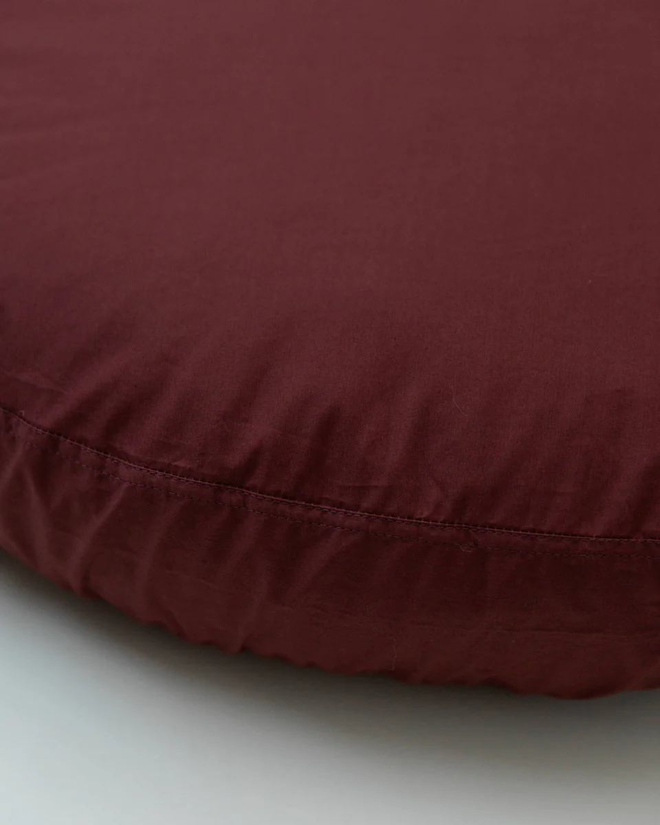 Suite702 Kissenbezug Really bigDot BRIQUE RED rot | Ø80cm