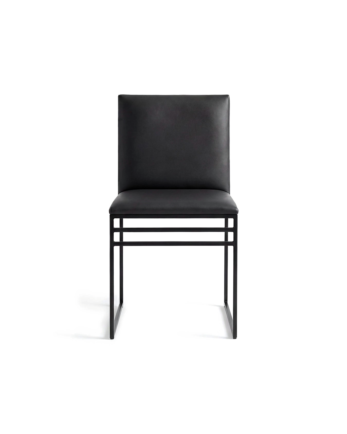 by Crea® Esszimmerstuhl ISABELL Leder Jade Black