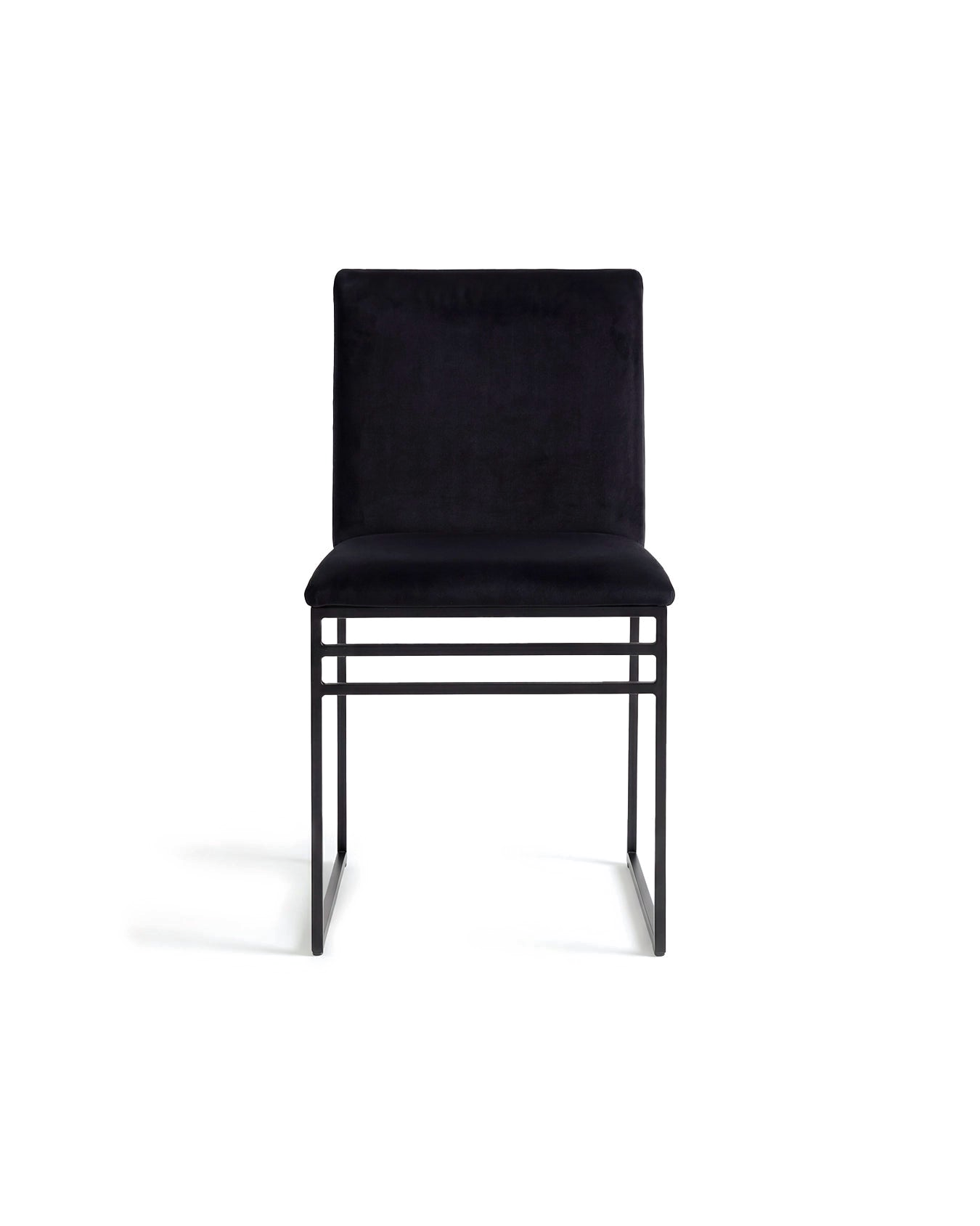 by Crea® Esszimmerstuhl ISABELL Samt Jade Black