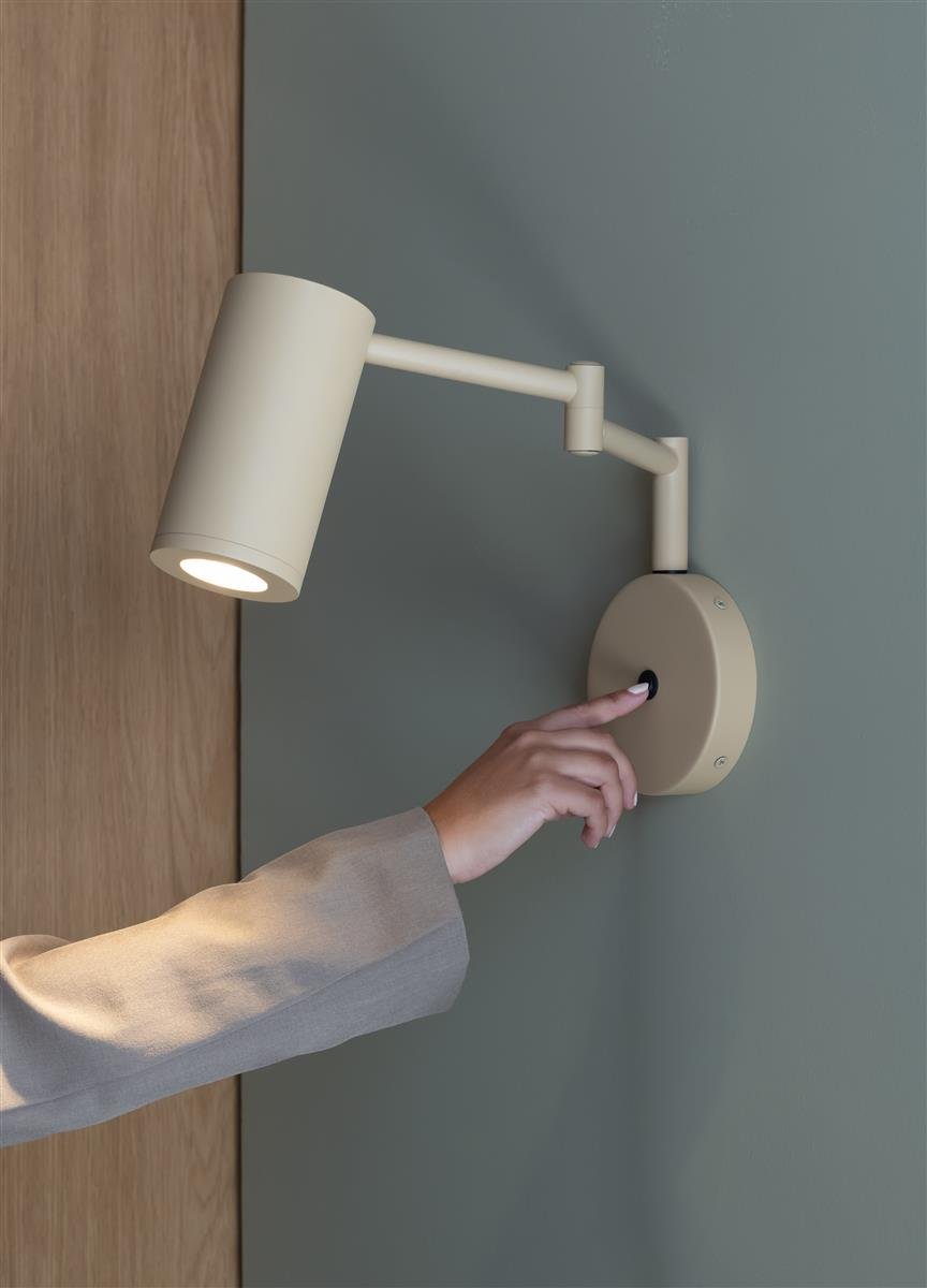 It's about RoMi Wandleuchte BILBAO beige | 33x12x27cm - Sir Henrys