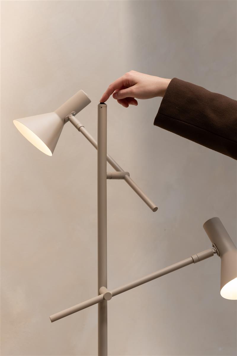 It's about RoMi Stehlampe IZMIR sandfarben | 59x42x171cm