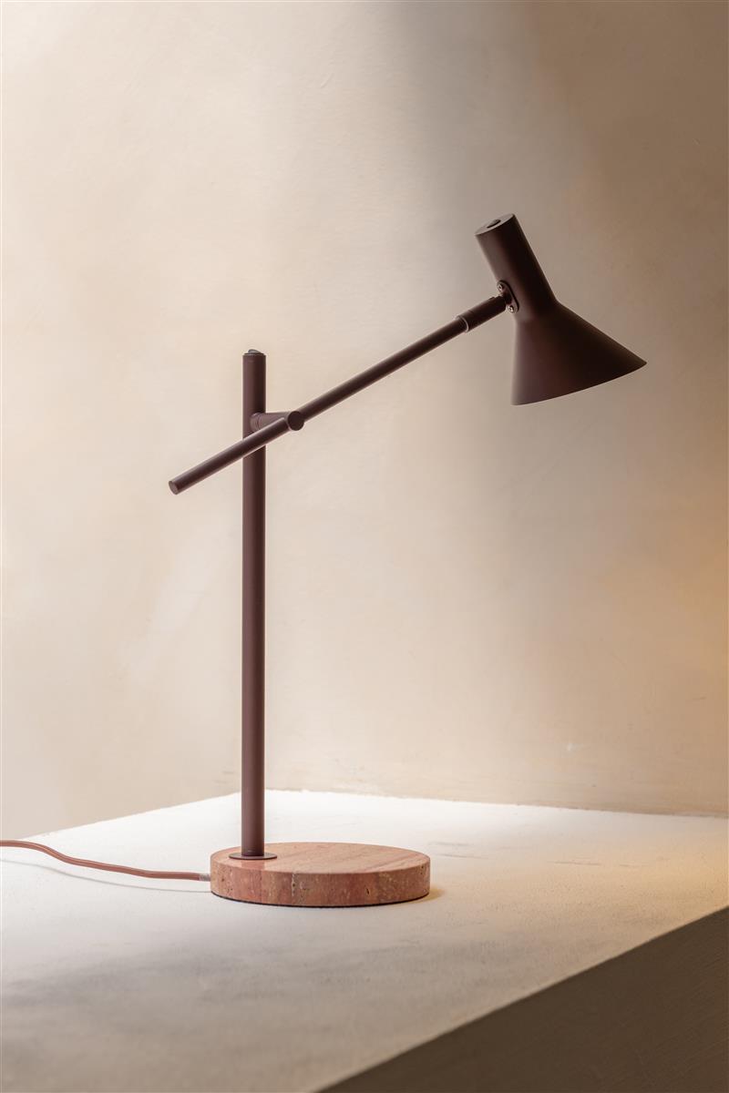 It's about RoMi Tischlampe IZMIR burgund | 44x18x59cm