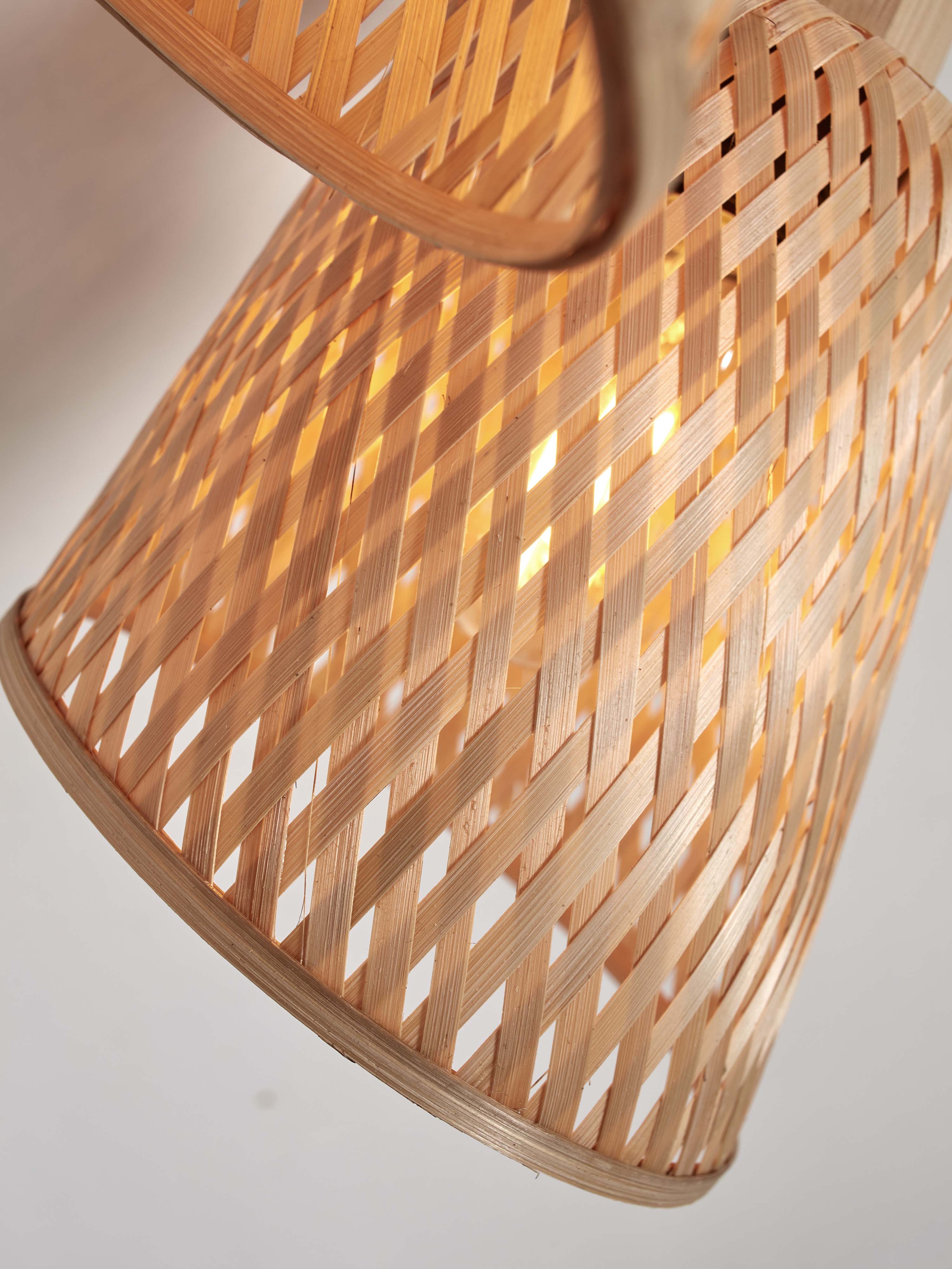 Good&Mojo Deckenlampe JAVA braun | 28x15x24cm