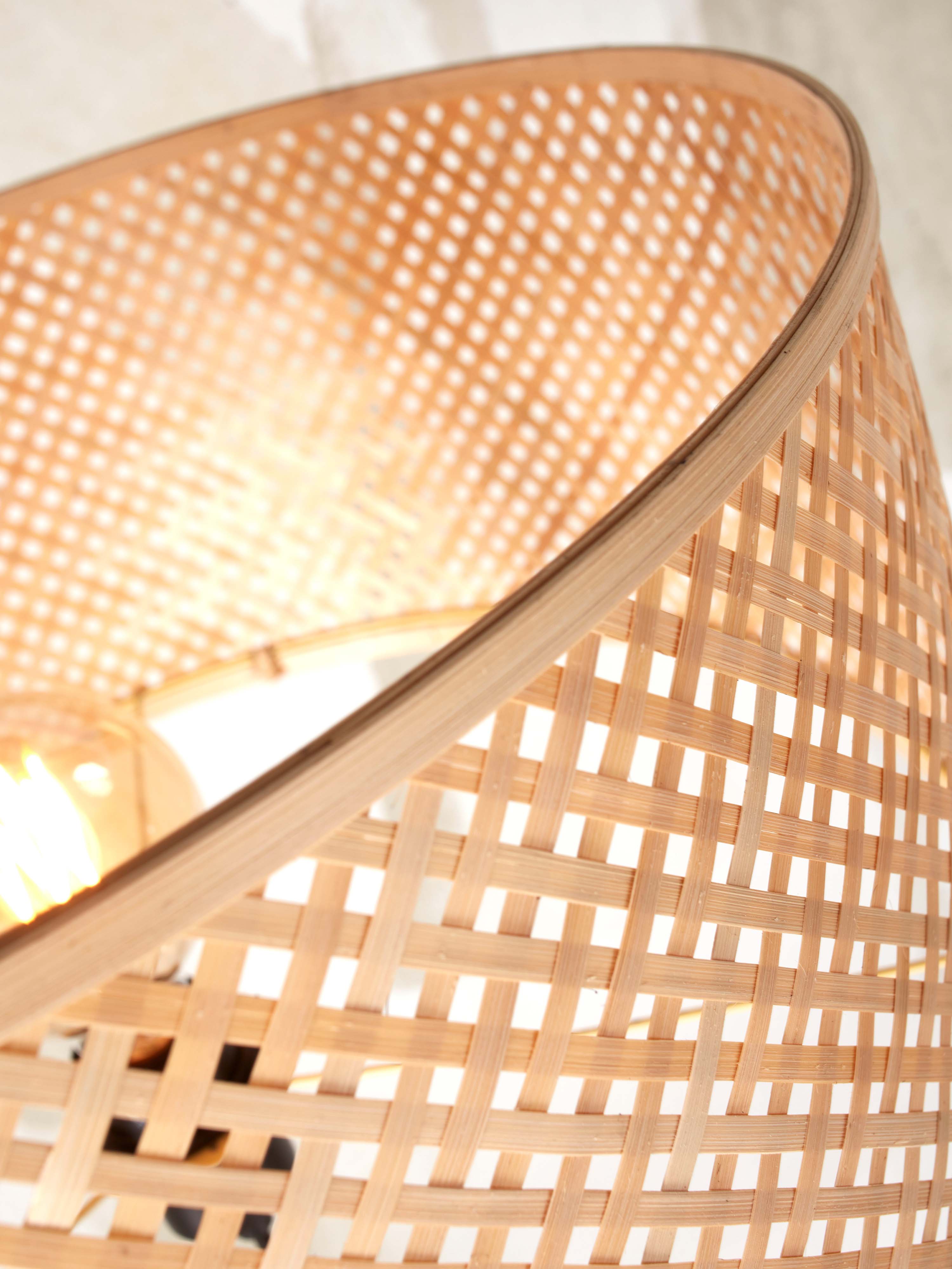 Good&Mojo Stehlampe JAVA natur | 50x50x145cm