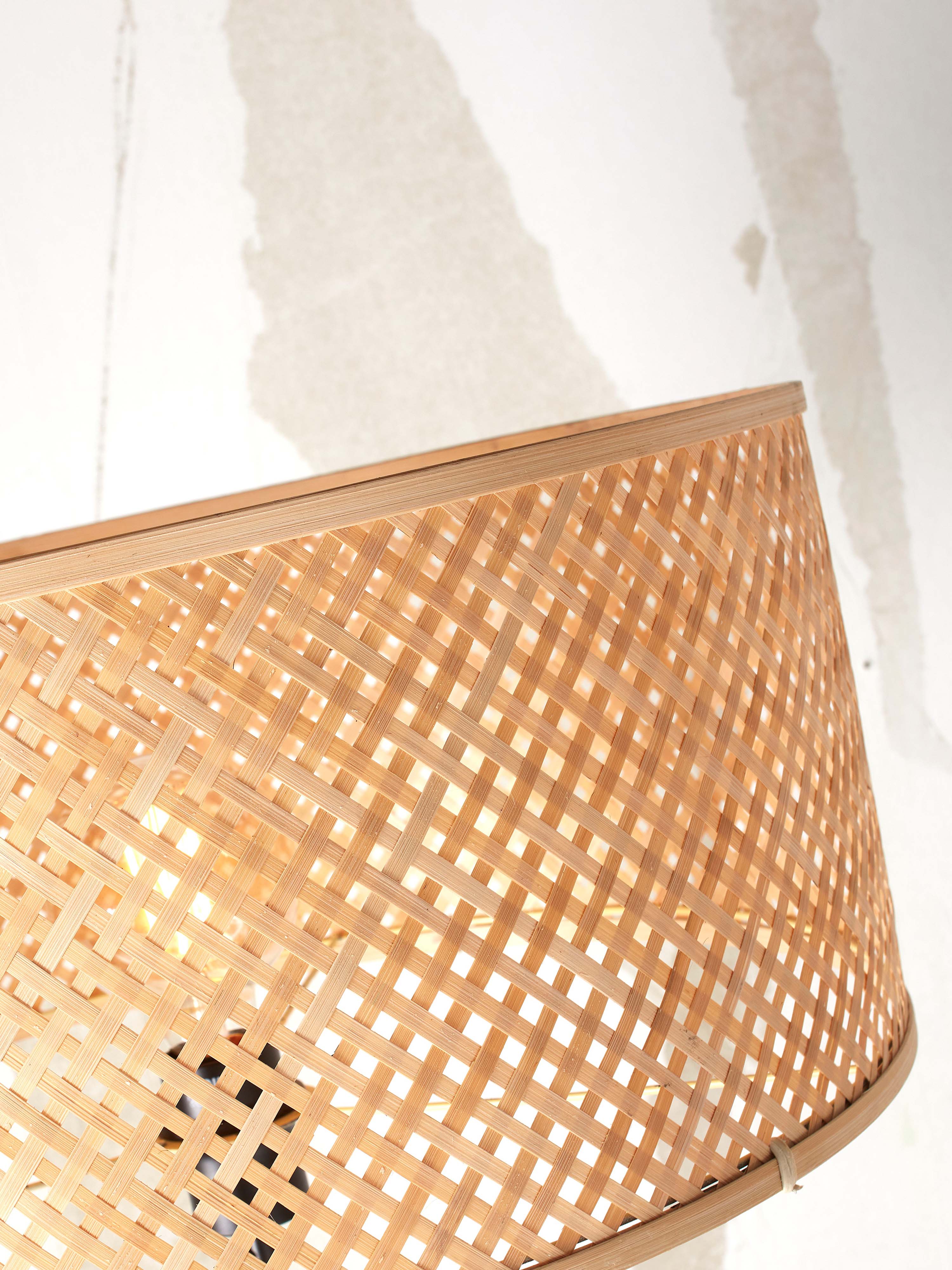 Good&Mojo Stehlampe JAVA braun | 50x50x158cm