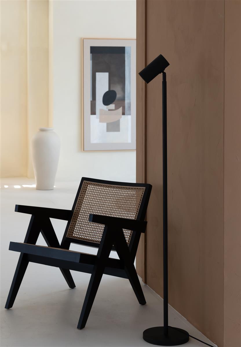 Good&Mojo Stehlampe JAVA schwarz | 141x23x141cm