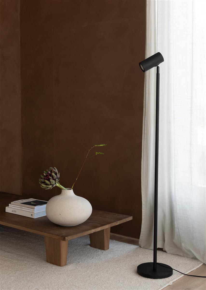 Good&Mojo Stehlampe JAVA schwarz | 141x23x141cm