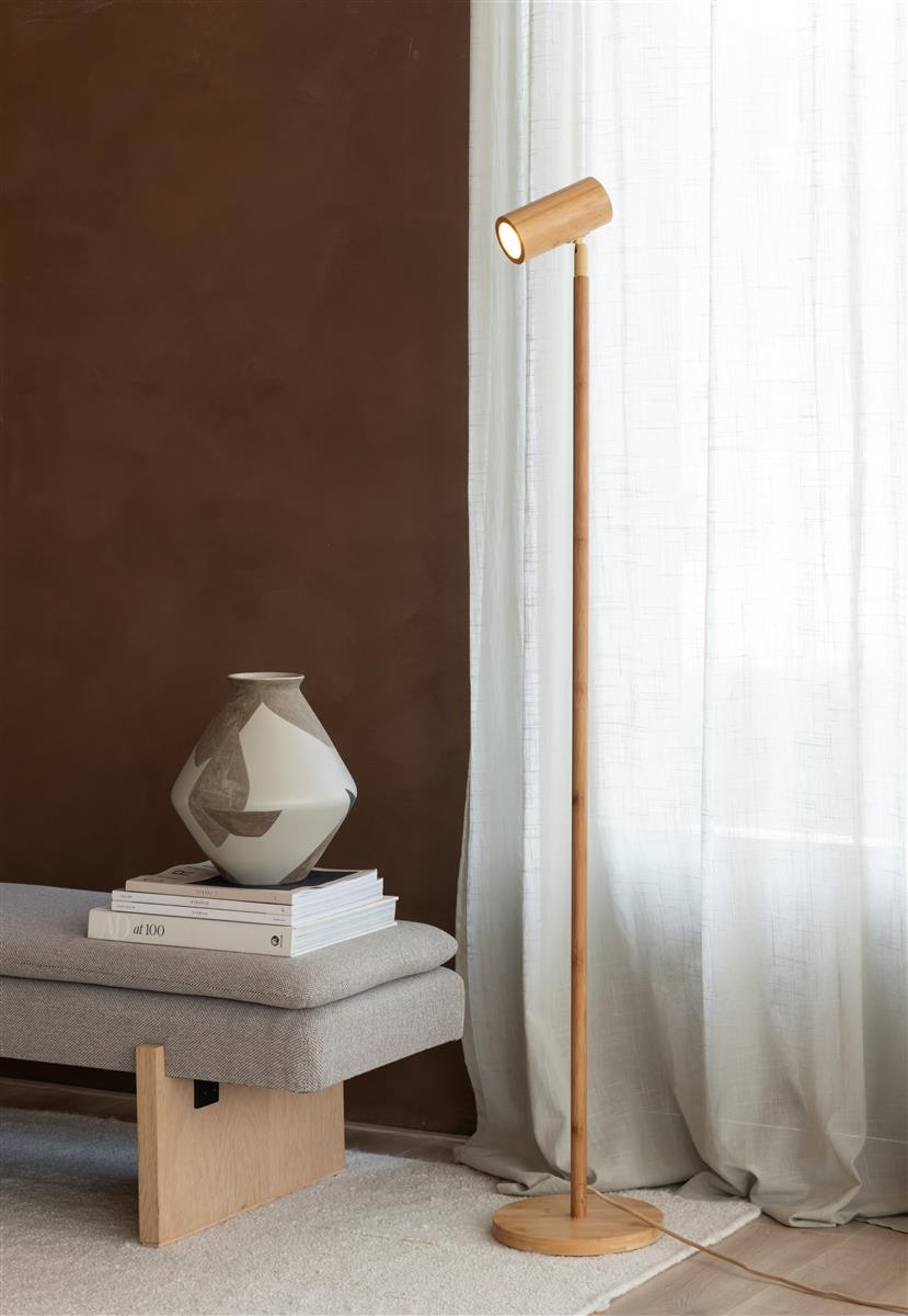 Good&Mojo Stehlampe JAVA natur | 141x23x141cm