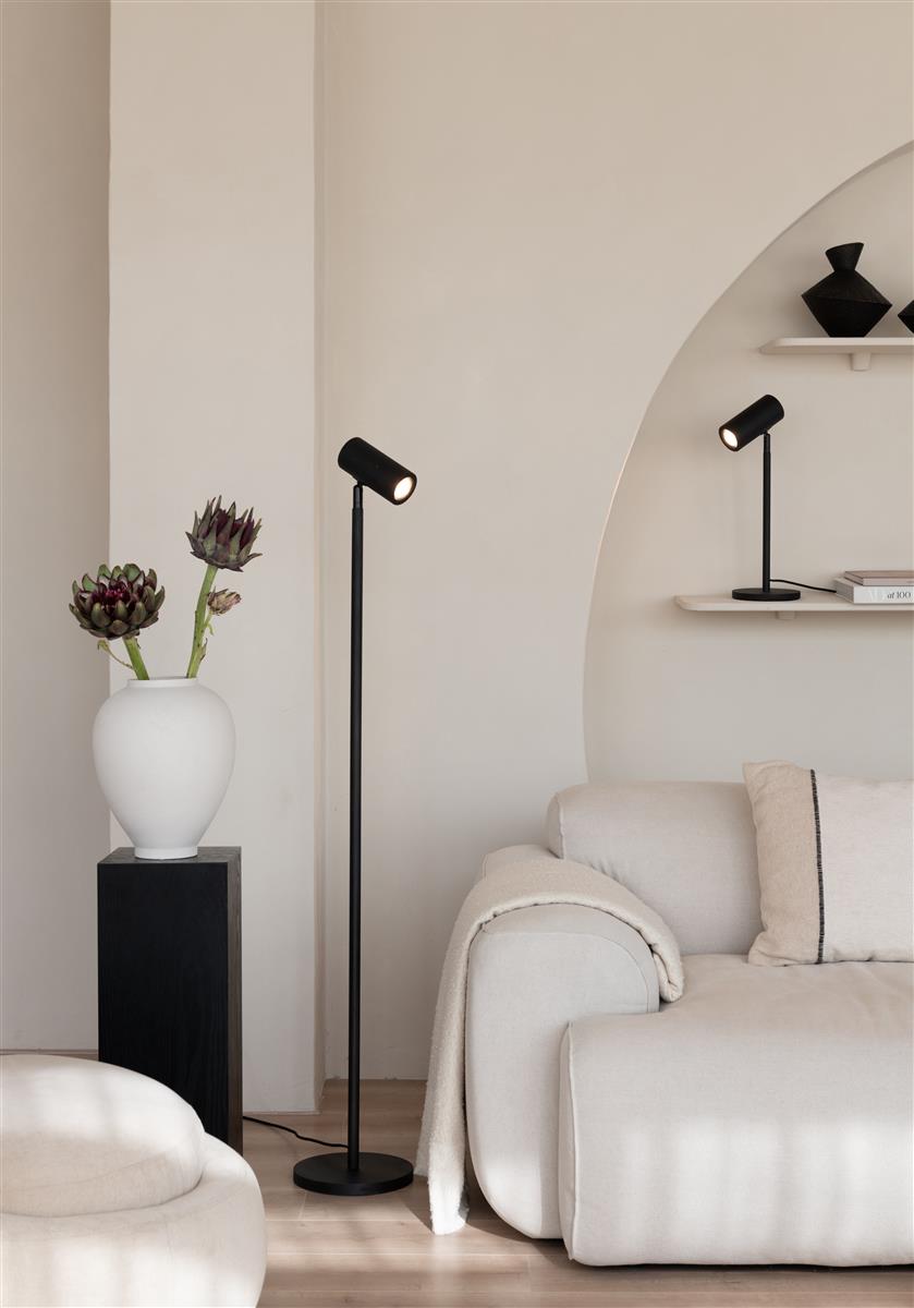 Good&Mojo Tischlampe JAVA schwarz | 47x18x47cm