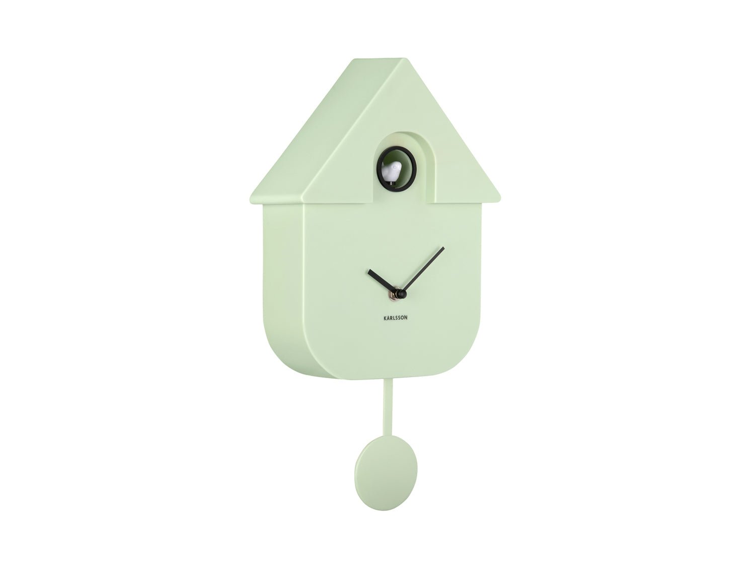 Karlsson Kuckucksuhr MODERN CUCKOO soft green | 21,5x41cm - Sir Henrys