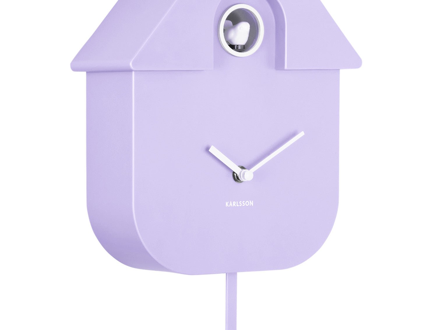 Karlsson Kuckucksuhr MODERN CUCKOO soft purple | 8,5x21,5x41 cm - Sir Henrys