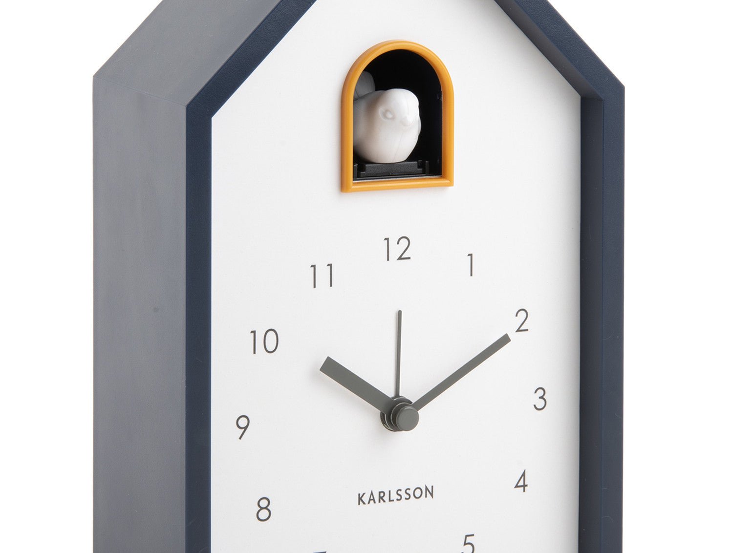 Karlsson Kuckucksuhr Wecker MODERN CUCKOO dark blue | 6x12x20 cm - Sir Henrys