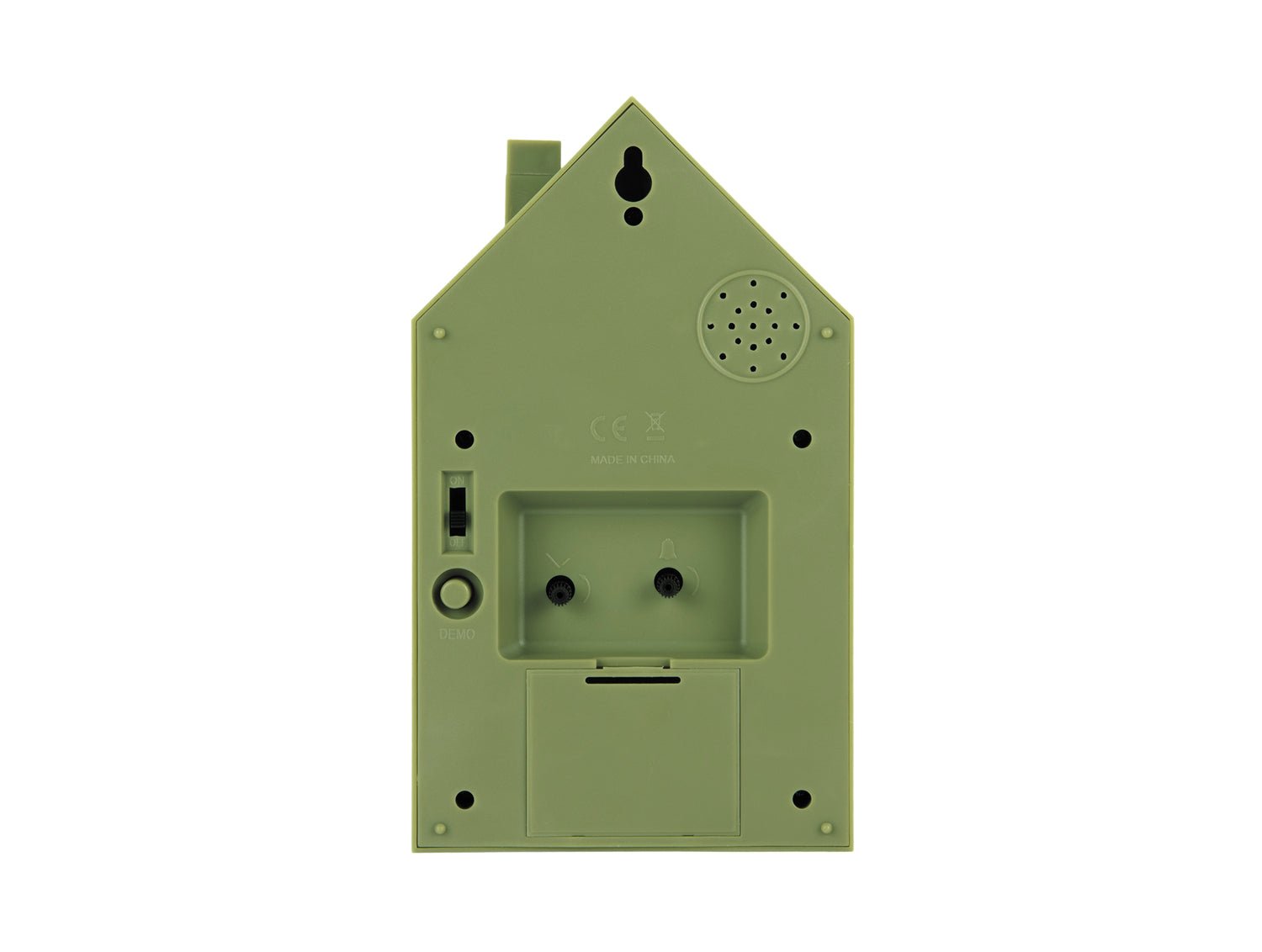 Karlsson Kuckucksuhr Wecker MODERN CUCKOO ORO luxury green | 11,5x20cm - Sir Henrys