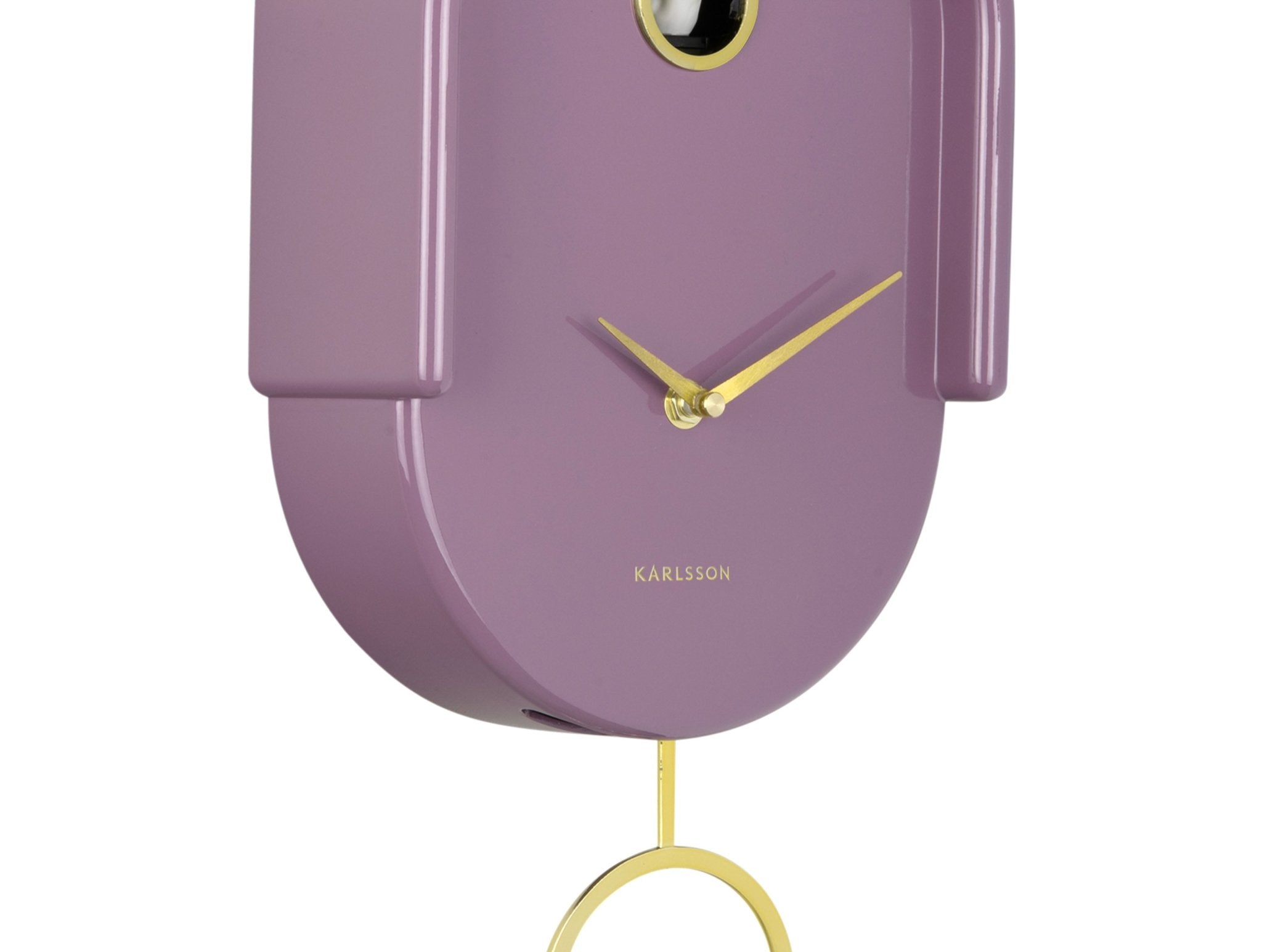 Karlsson Wanduhr TWEET light mauve | 20x42cm - Sir Henrys
