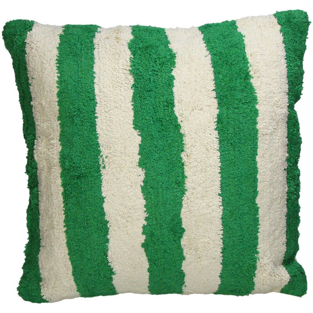 Kersten Kissen STRIPES grün creme | 45x45cm - Sir Henrys