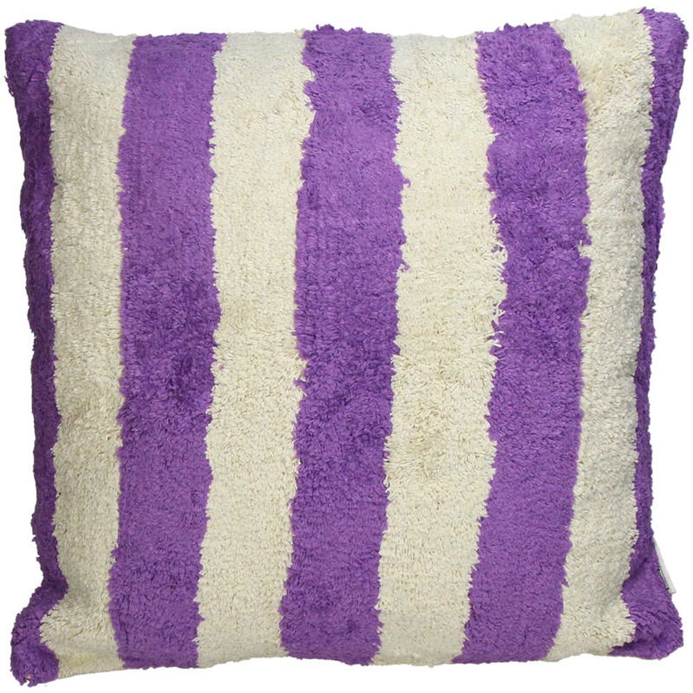 Kersten Kissen STRIPES lila creme | 45x45cm - Sir Henrys