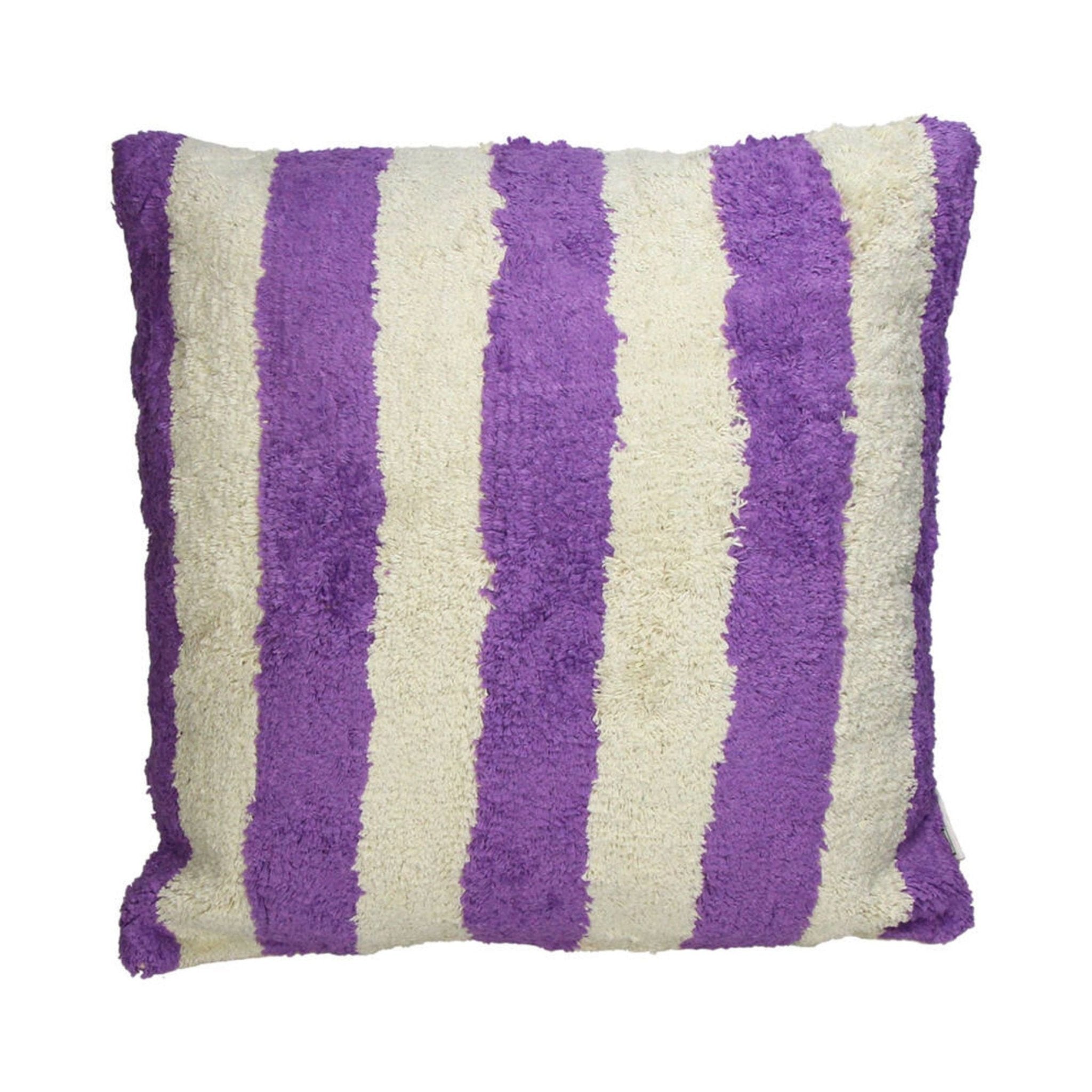 Kersten Kissen STRIPES lila creme | 45x45cm - Sir Henrys